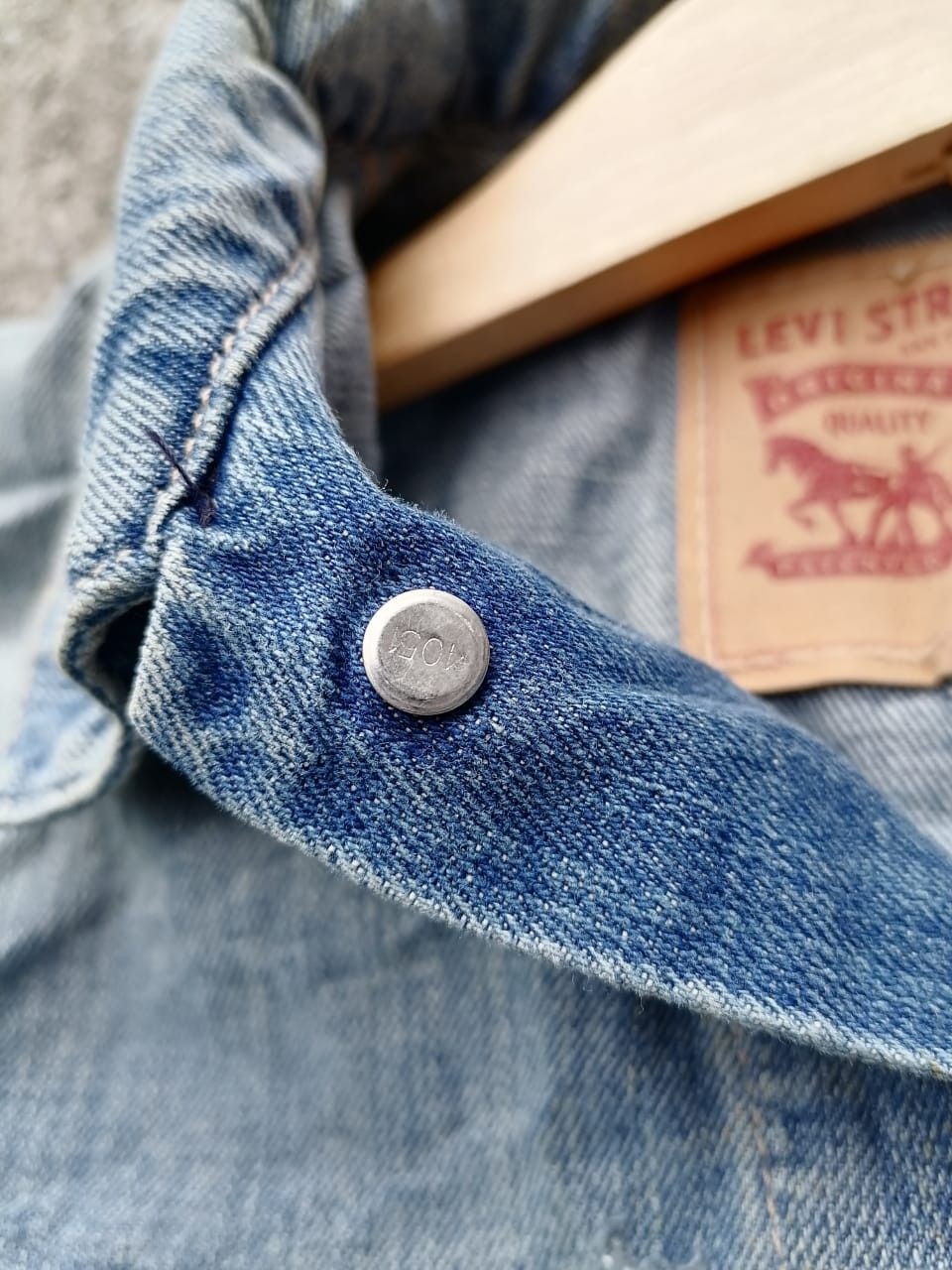 Levi's × Levi's Vintage Clothing Levi's Strauss 4051 Sleeveless Denim Jacket Size US S / EU 44-46 / 1 - 4 Thumbnail