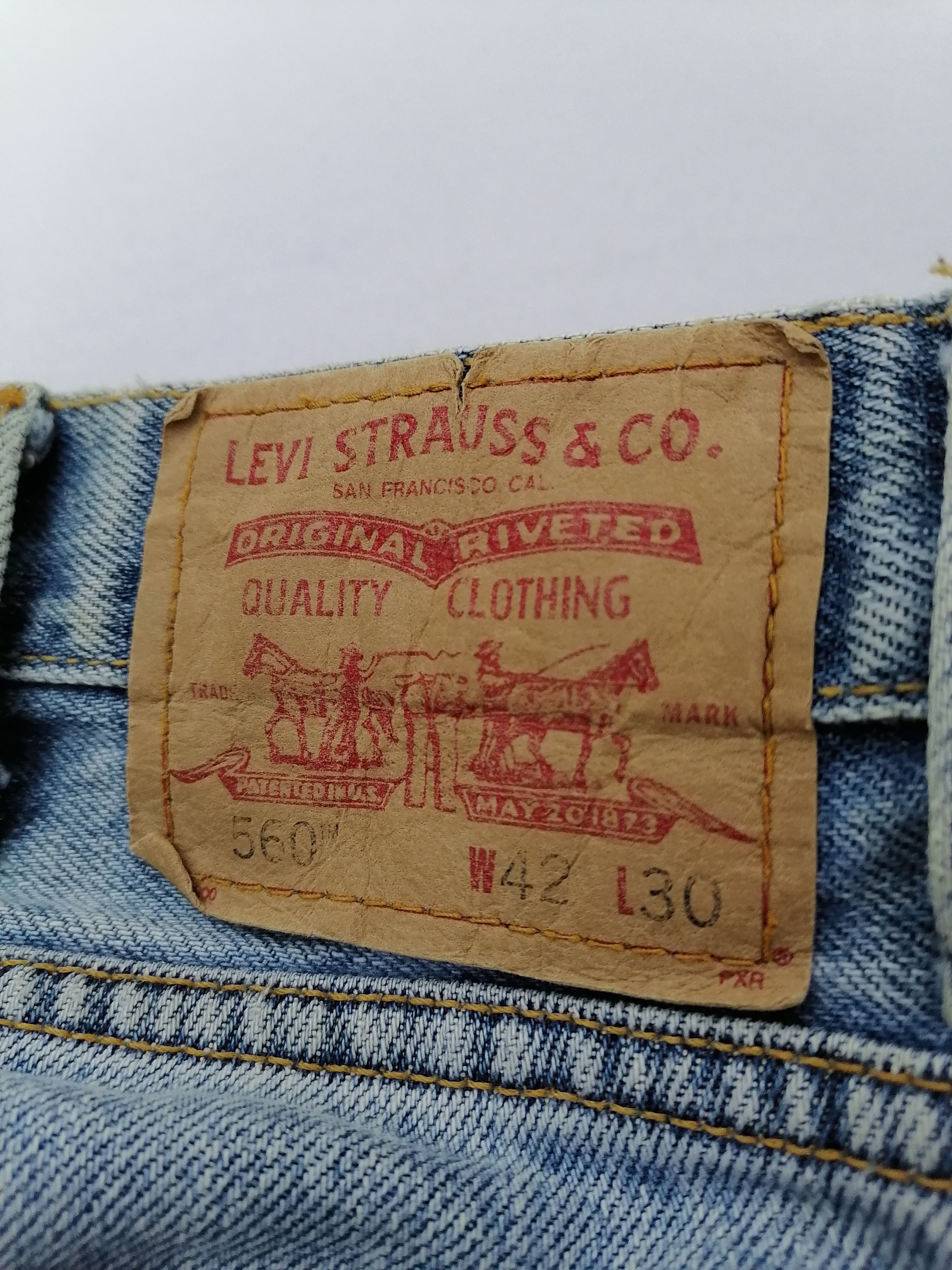 Levi's × Levi's Vintage Clothing 560 Levi's Strauss Baggy Comfort Fit Denim Jeans Size US 44 / EU 60 - 5 Thumbnail