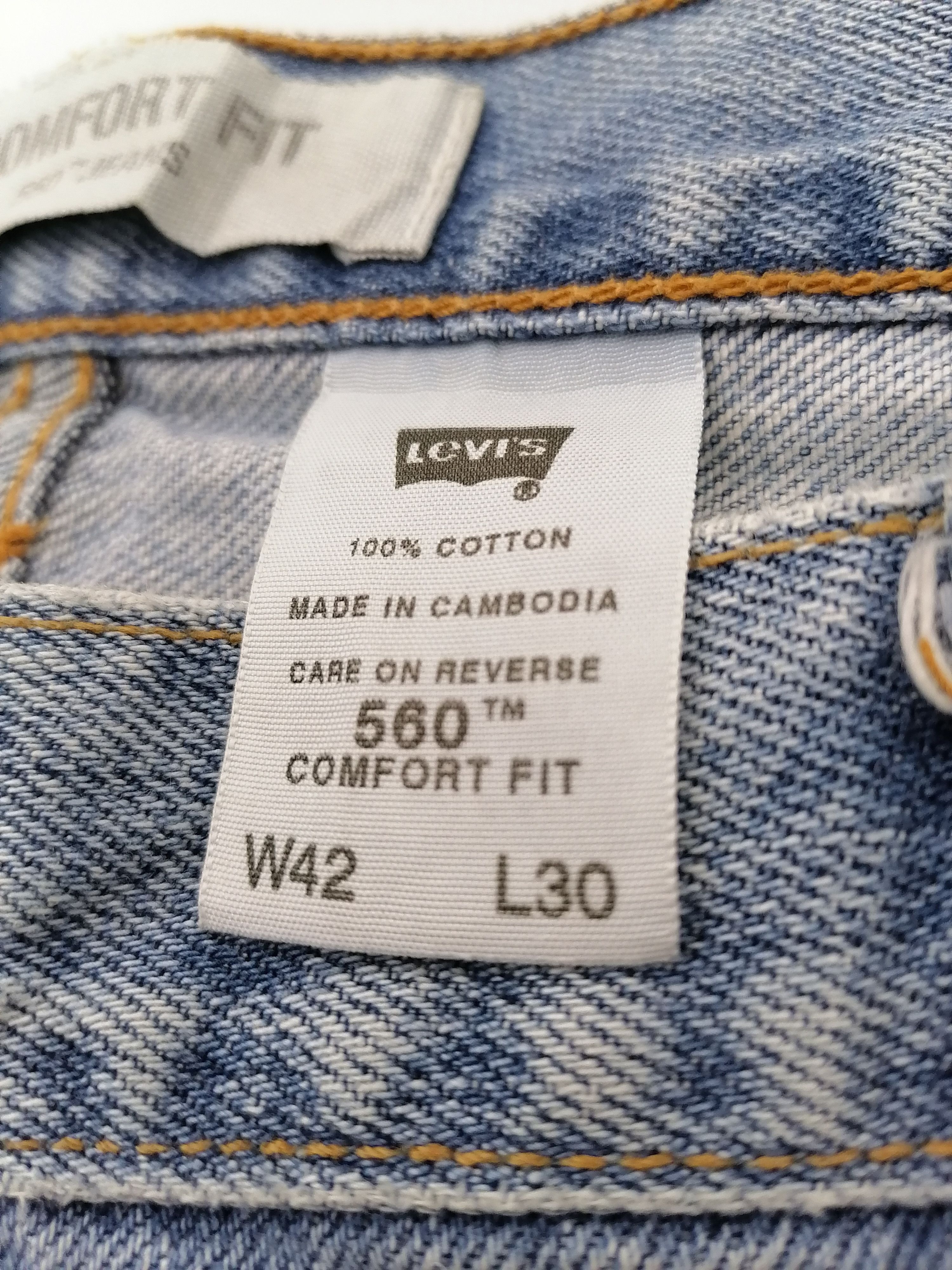Levi's × Levi's Vintage Clothing 560 Levi's Strauss Baggy Comfort Fit Denim Jeans Size US 44 / EU 60 - 6 Thumbnail