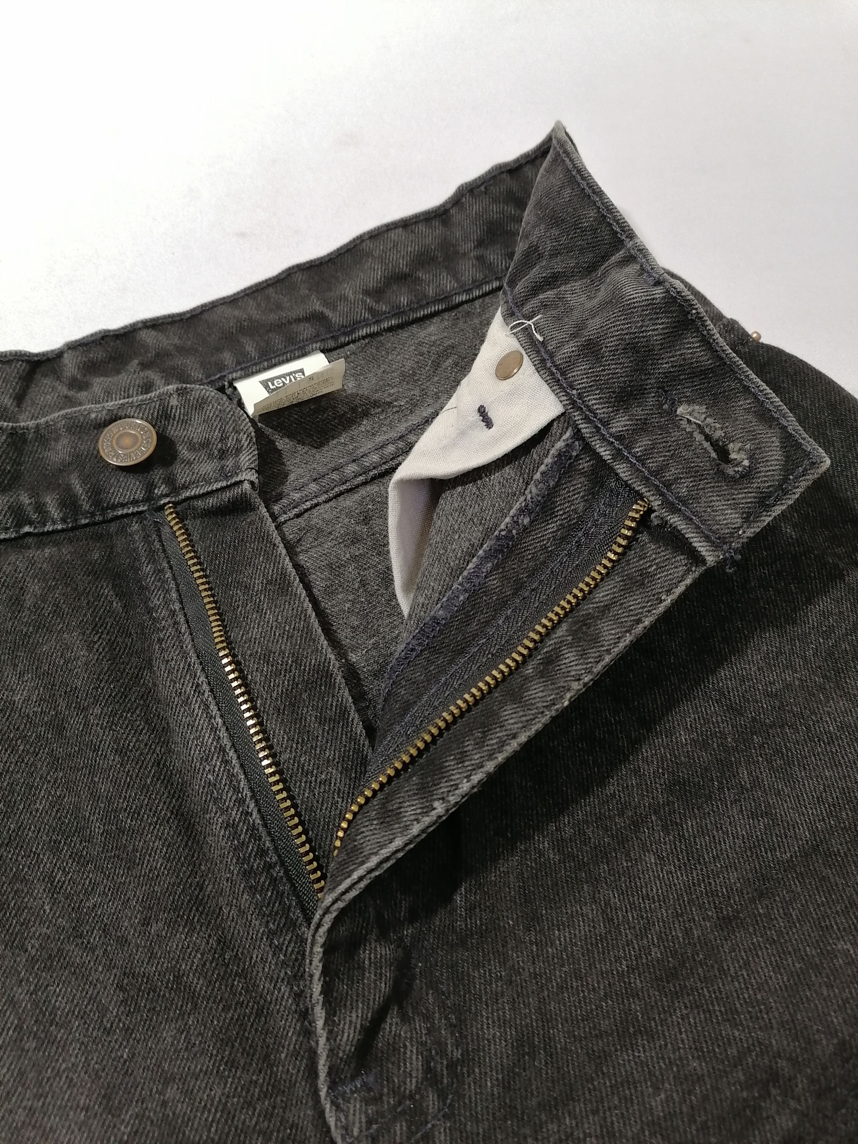 Levi's 512 Levi's Slim Fit Black Denim Jeans Size US 28 / EU 44 - 5 Thumbnail