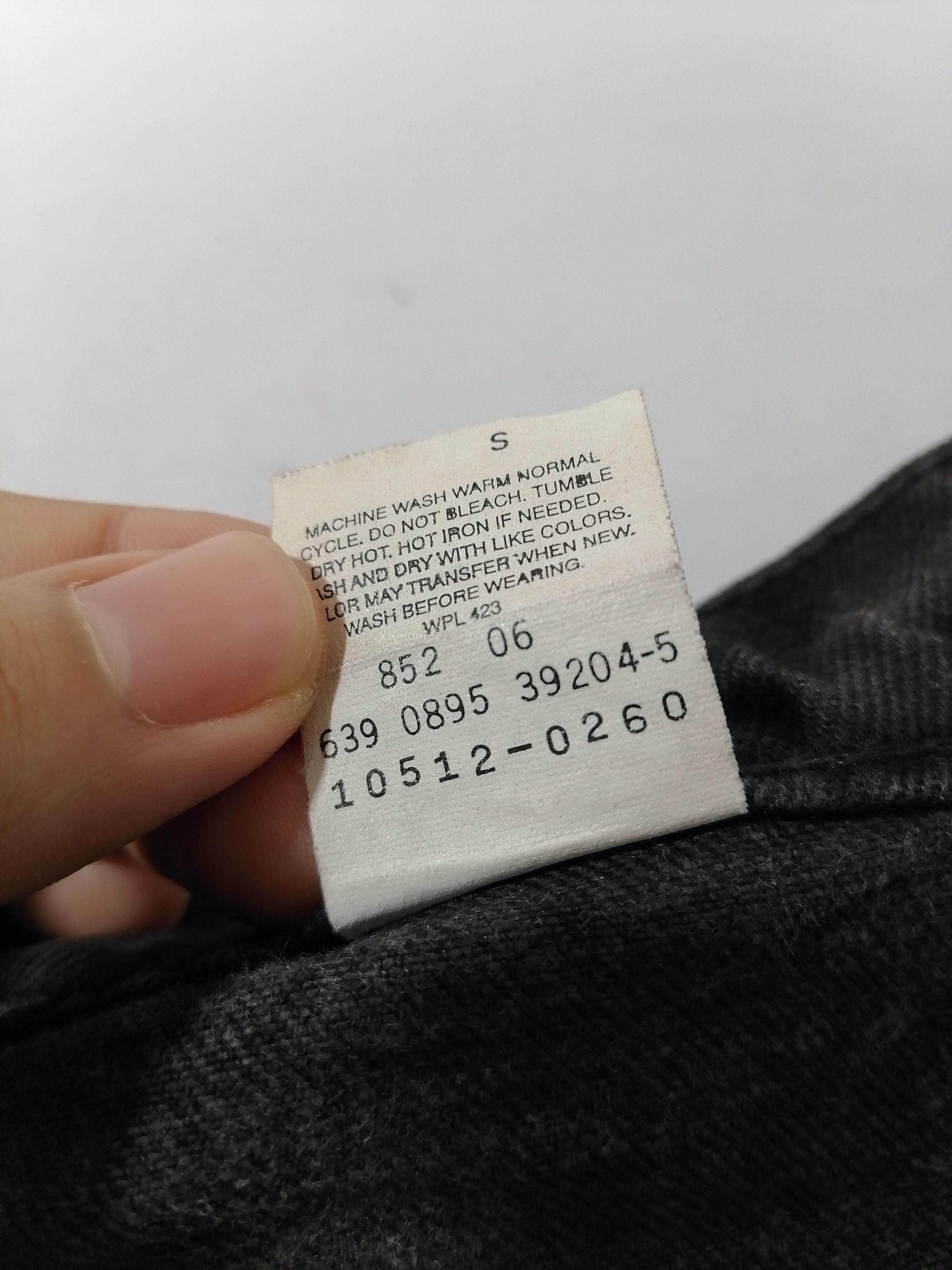 Levi's 512 Levi's Slim Fit Black Denim Jeans Size US 28 / EU 44 - 7 Thumbnail