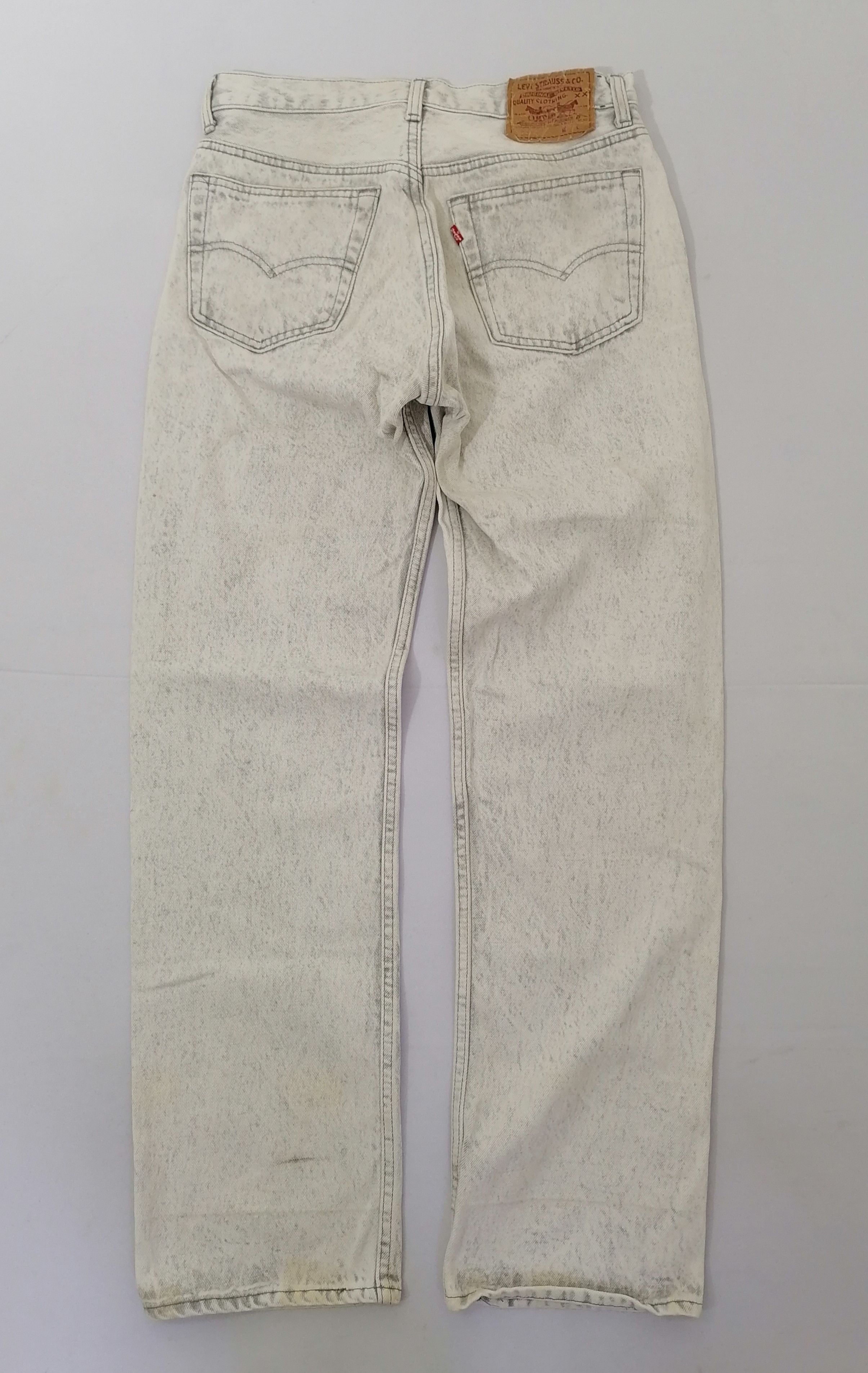 Levi's × Levi's Vintage Clothing Levi's Strauss White Fly Button Jeans Size US 30 / EU 46 - 2 Thumbnail