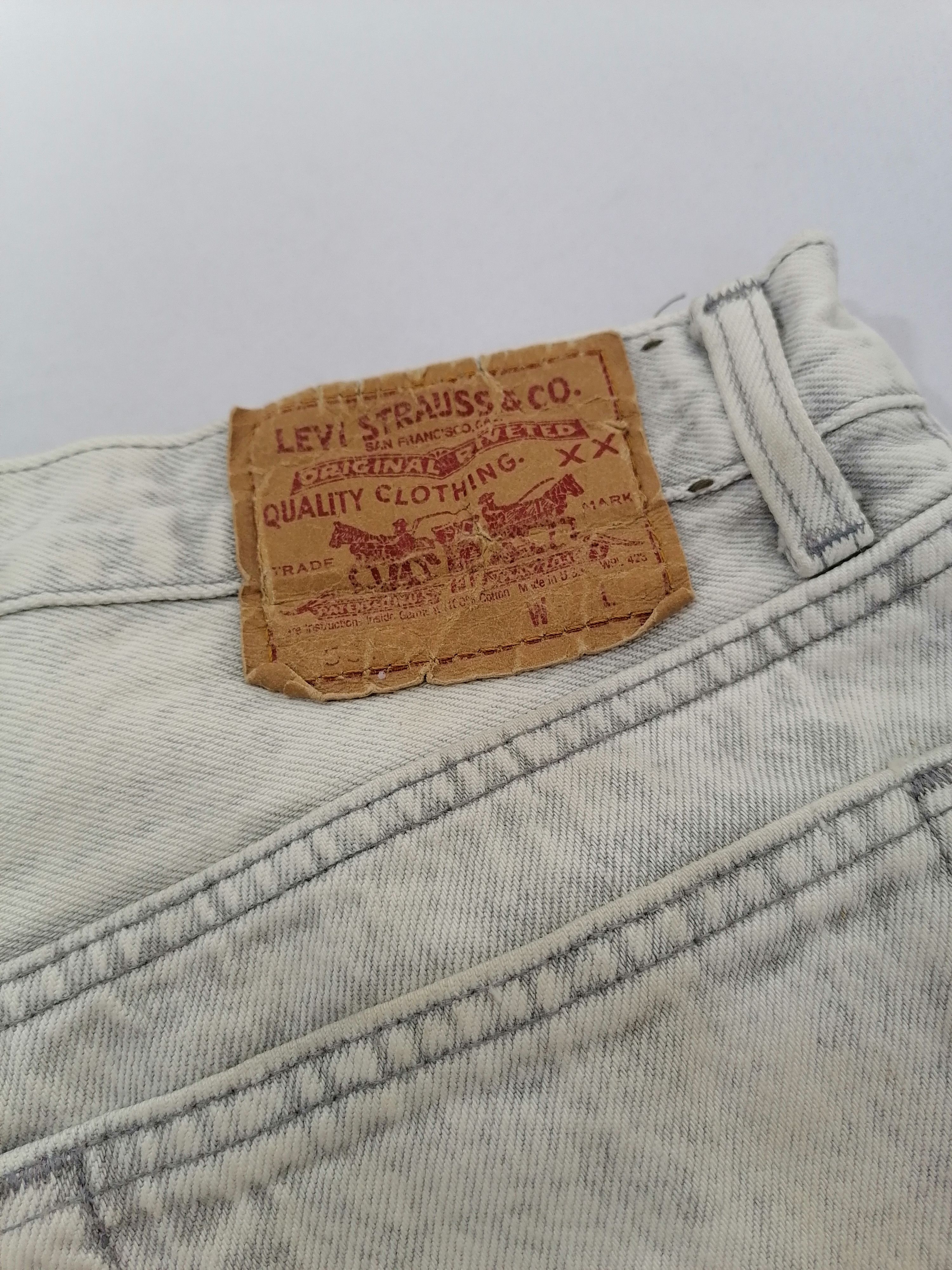 Levi's × Levi's Vintage Clothing Levi's Strauss White Fly Button Jeans Size US 30 / EU 46 - 7 Thumbnail