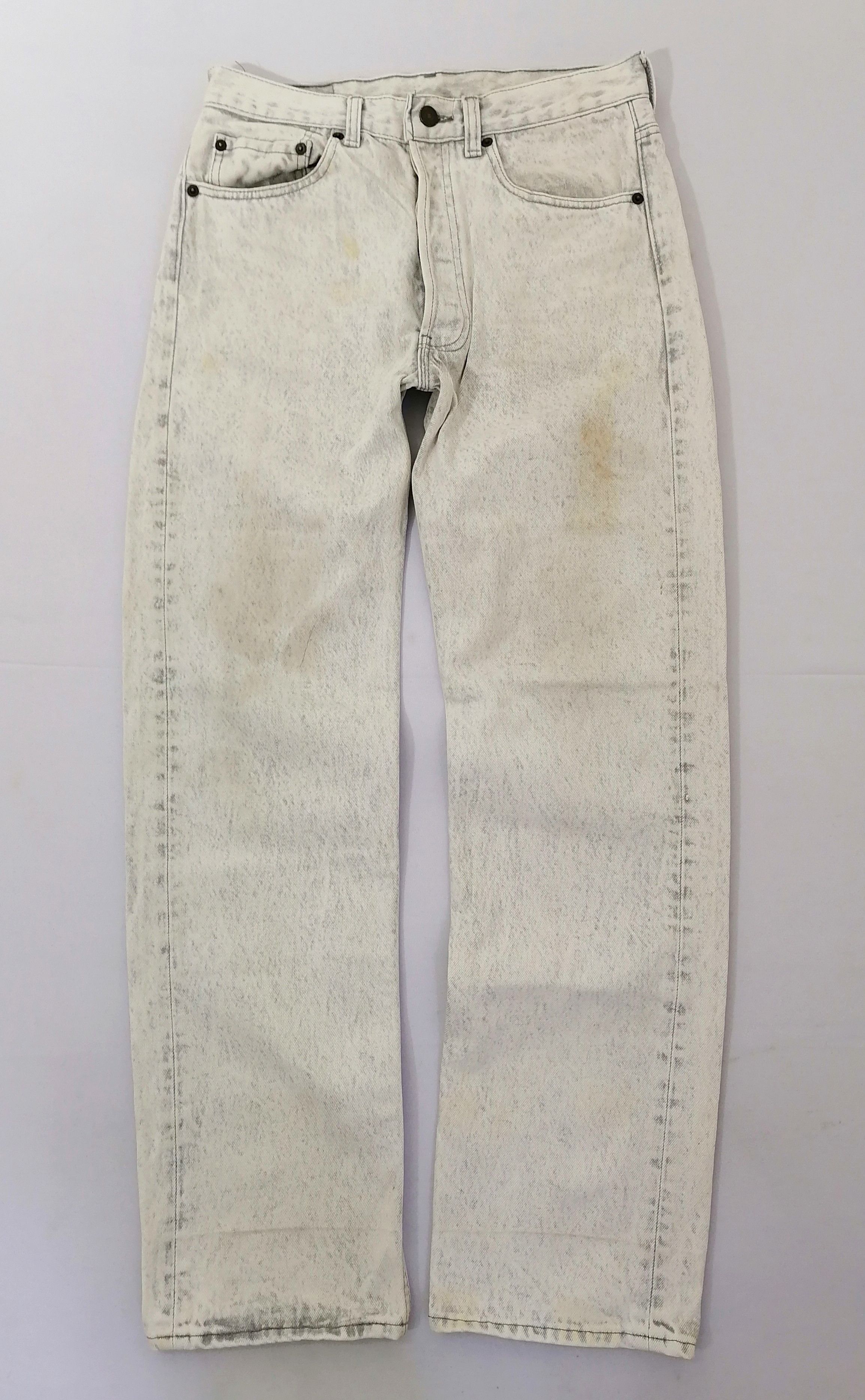 Levi's × Levi's Vintage Clothing Levi's Strauss White Fly Button Jeans Size US 30 / EU 46 - 1 Thumbnail