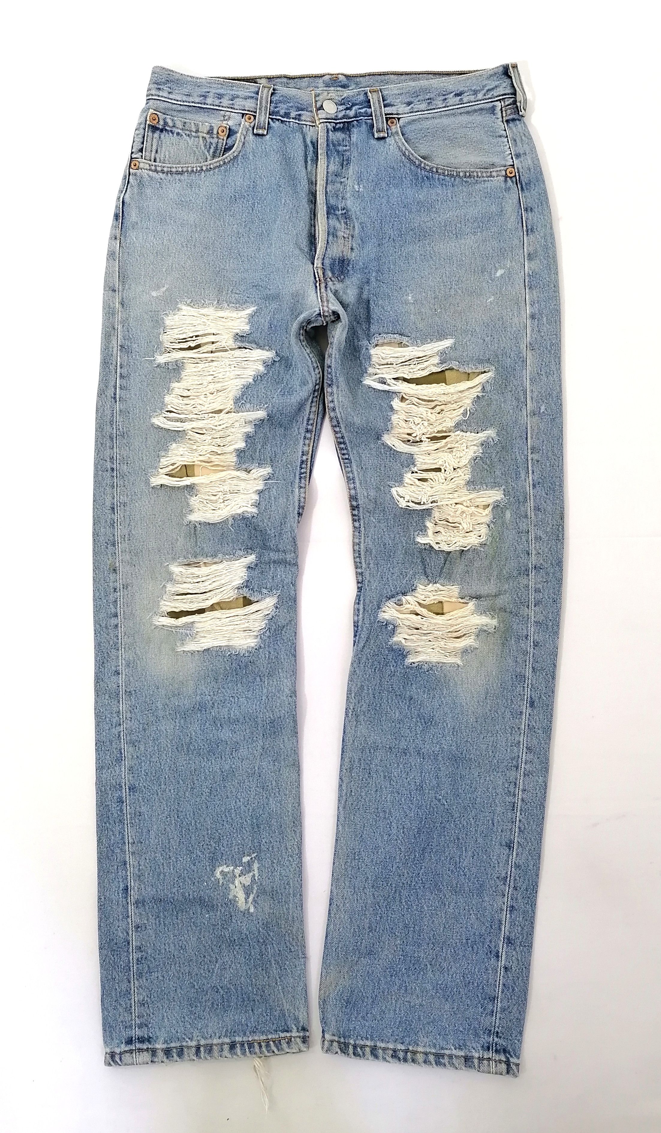 Levi's × Levi's Vintage Clothing 524 Levi's Strauss Fly Button Denim Jeans Size US 33 - 1 Thumbnail