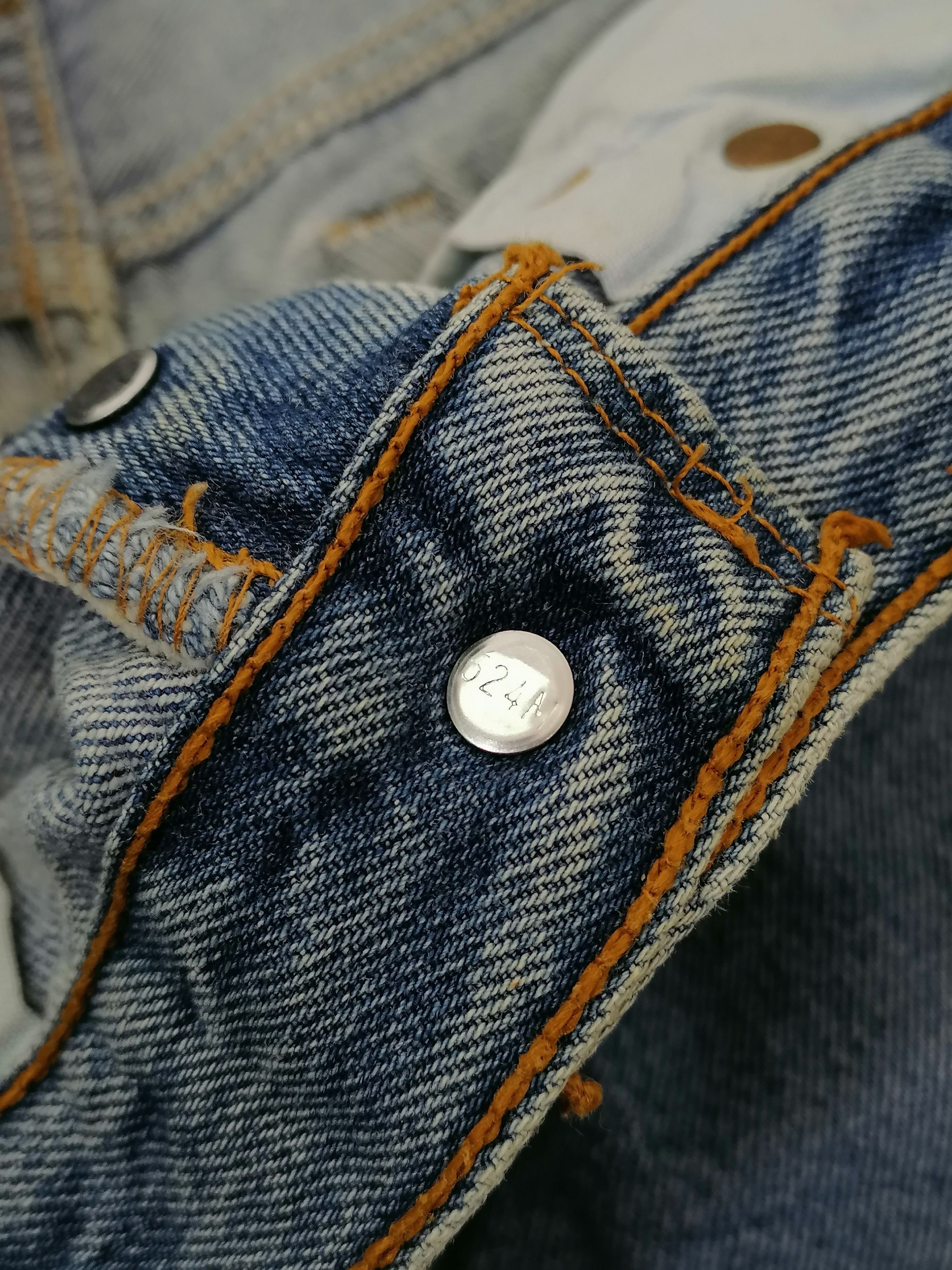 Levi's × Levi's Vintage Clothing 524 Levi's Strauss Fly Button Denim Jeans Size US 33 - 3 Thumbnail