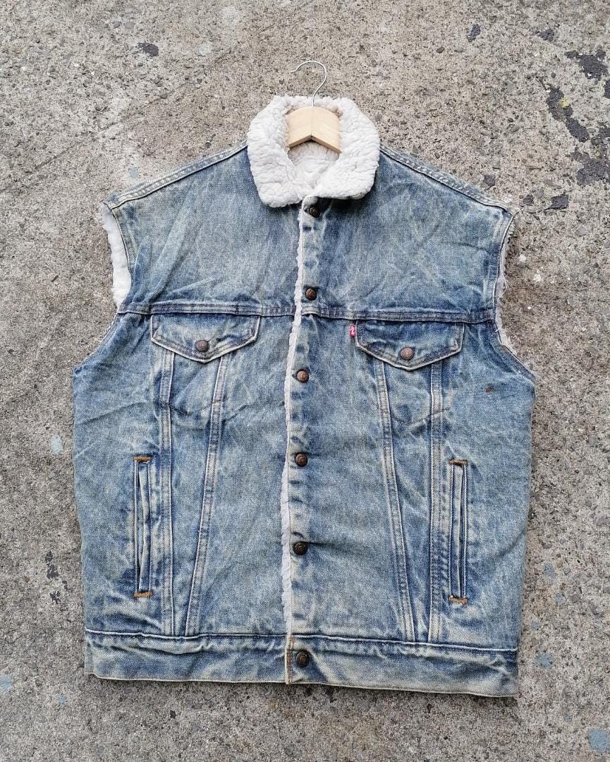Levi's × Levi's Vintage Clothing × Vintage Levi's Strauss 527 The Western Sleeveless Denim Jacket Size US M / EU 48-50 / 2 - 1 Thumbnail
