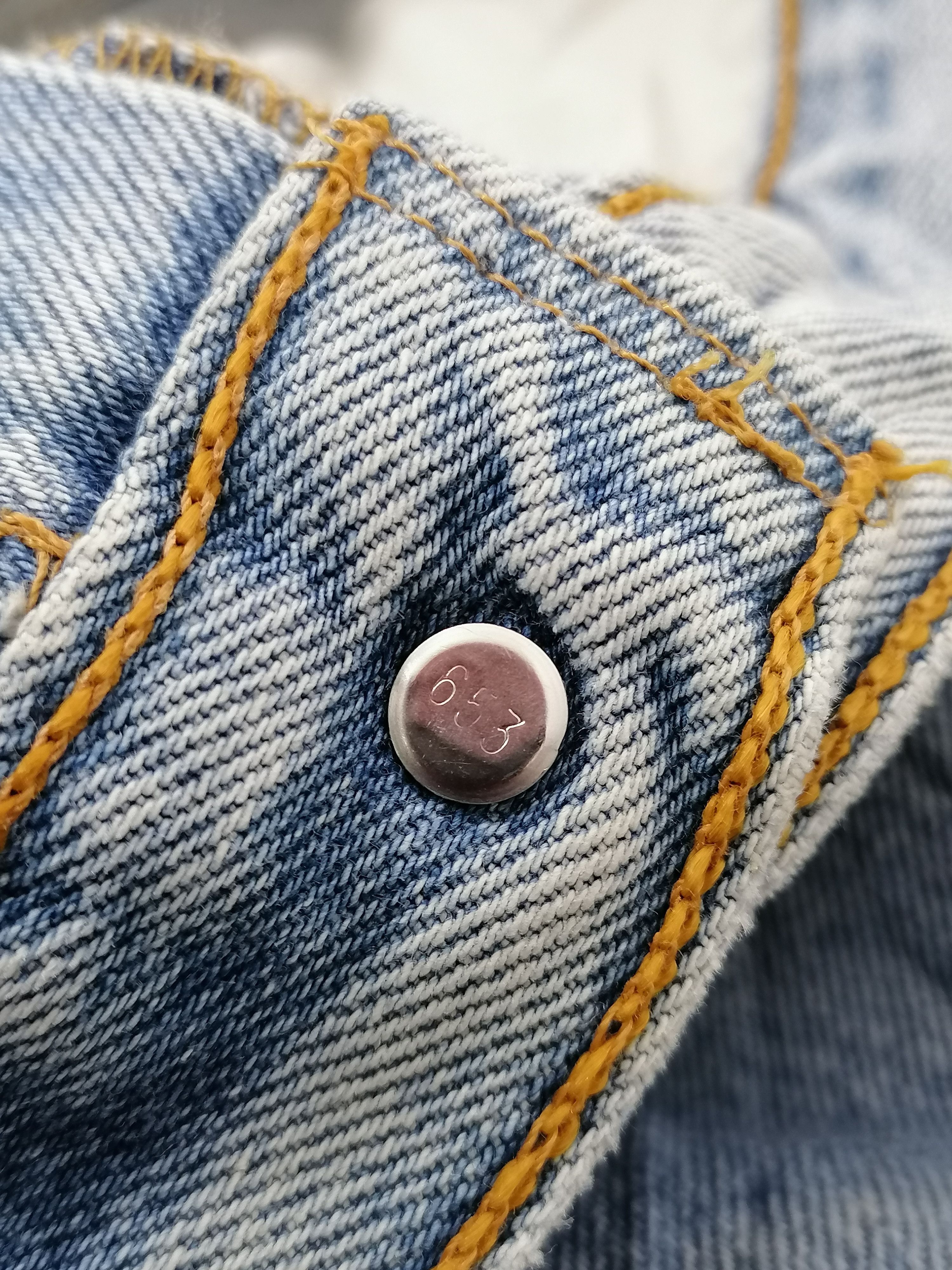 Levi's × Levi's Vintage Clothing Levi's Strauss Fly Button Denim Jeans Size US 34 / EU 50 - 3 Thumbnail