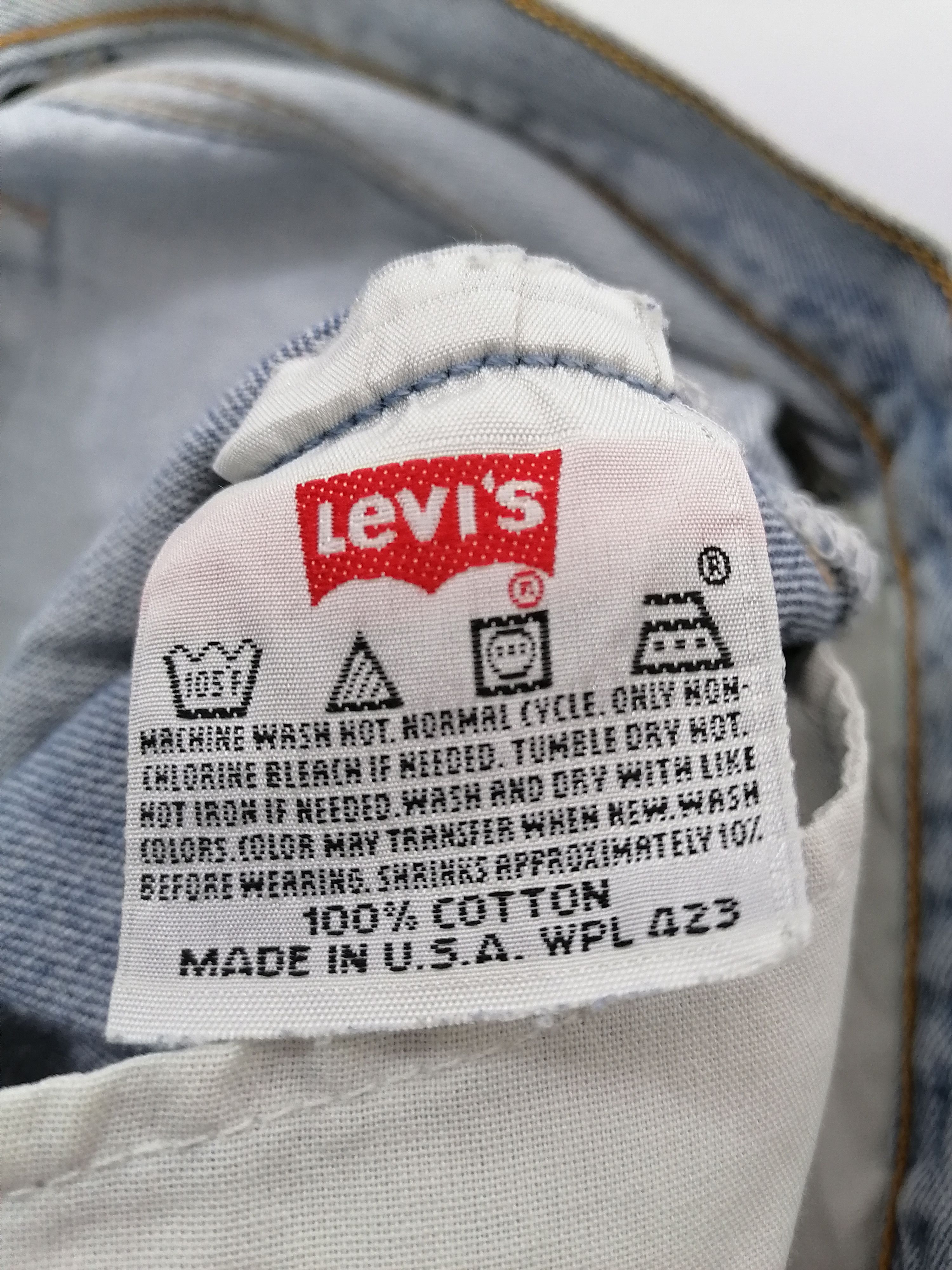 Levi's × Levi's Vintage Clothing Levi's Strauss Fly Button Denim Jeans Size US 34 / EU 50 - 5 Thumbnail