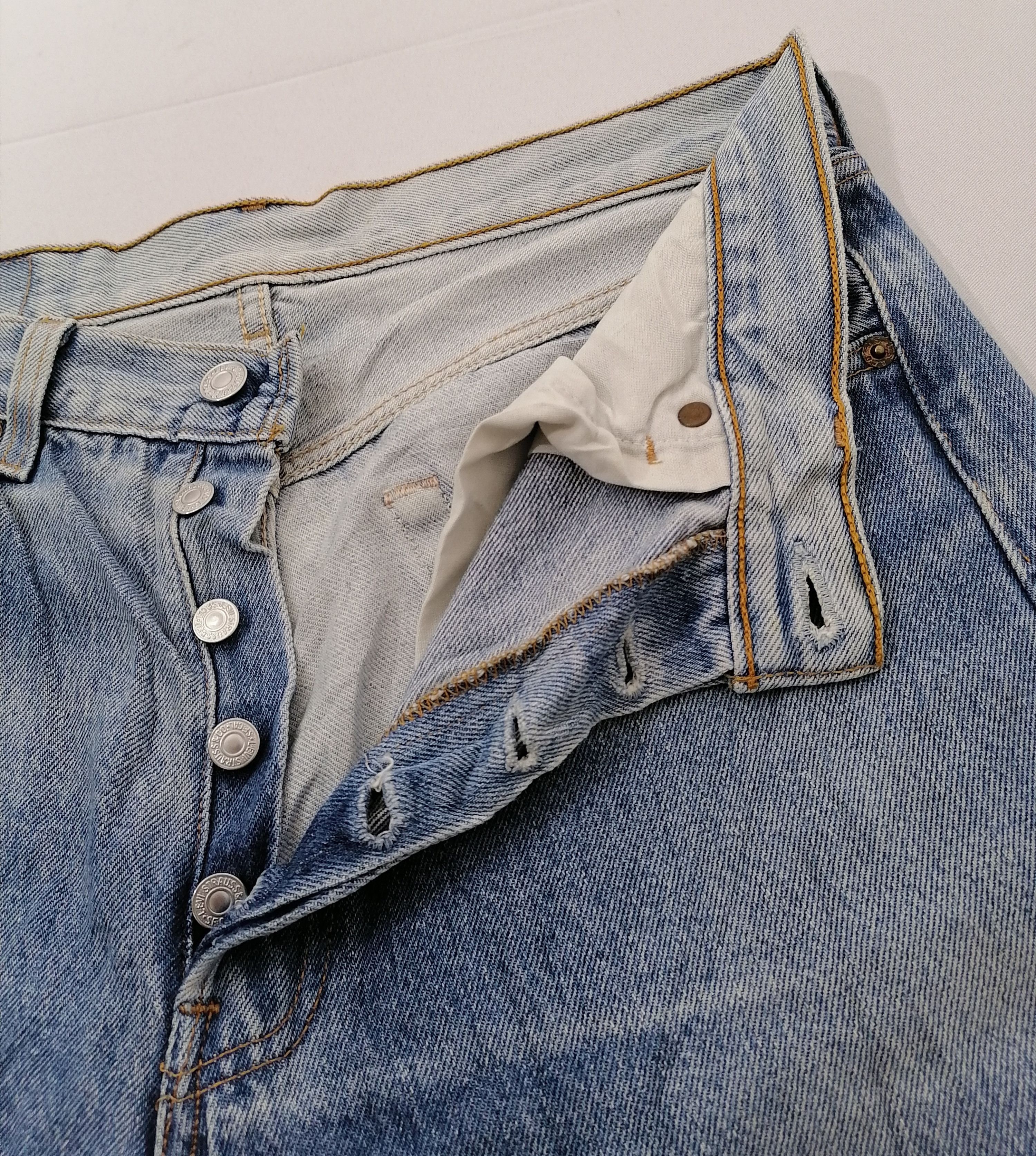 Levi's × Levi's Vintage Clothing Levi's Strauss Fly Button Denim Jeans Size US 34 / EU 50 - 4 Thumbnail