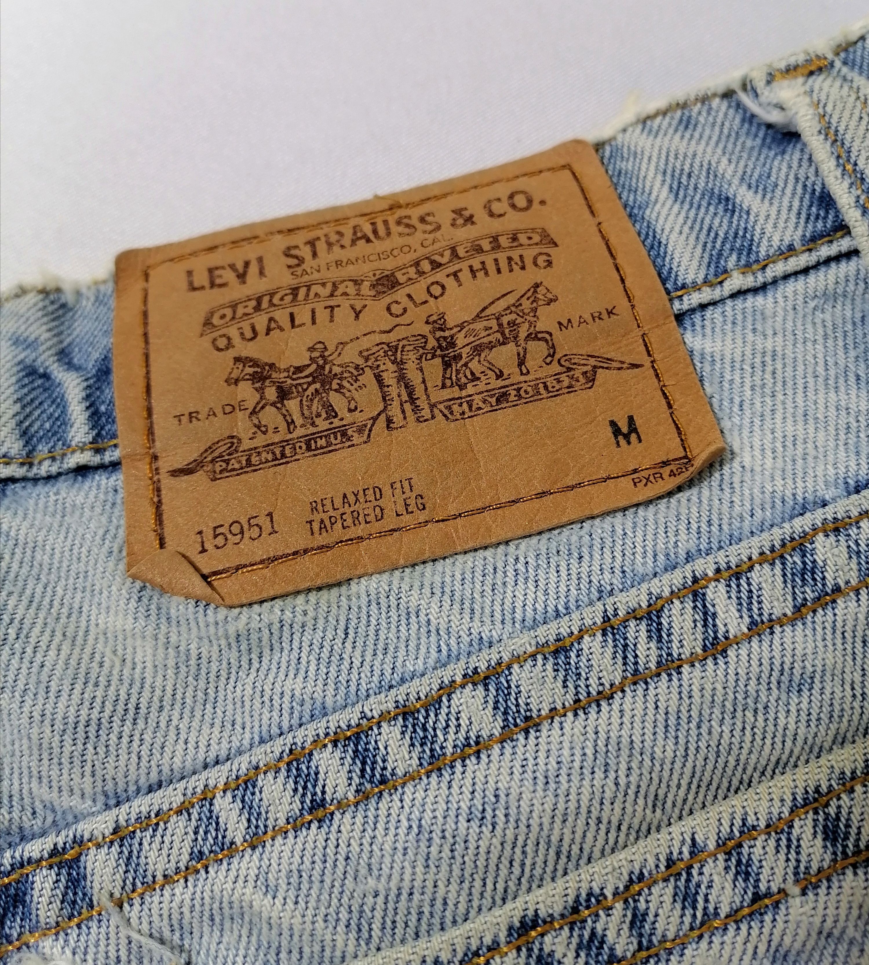 Levi's × Levi's Vintage Clothing 15951 Orange Tab Levi's Strauss Denim Jeans Size US 31 - 6 Thumbnail