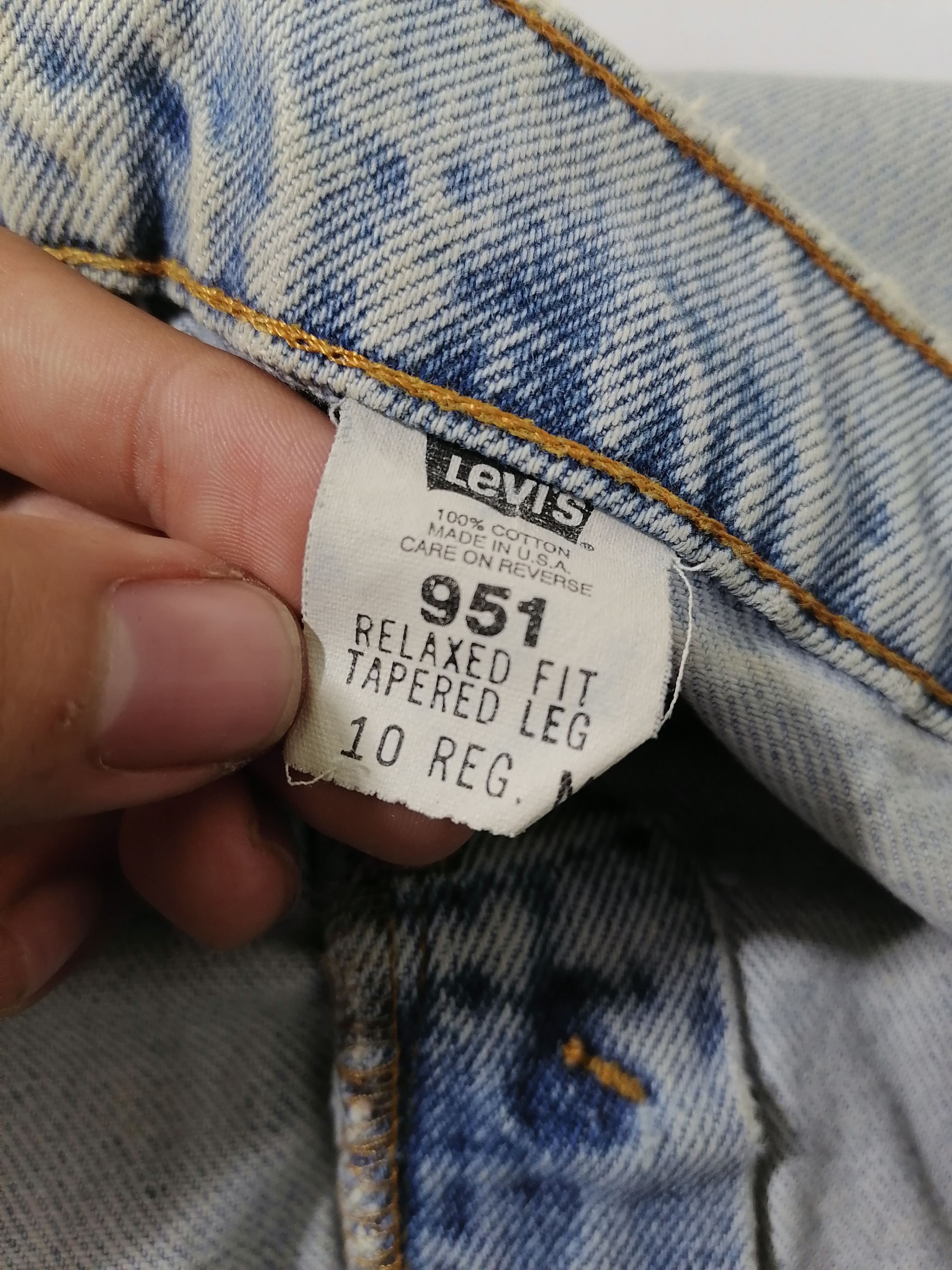 Levi's × Levi's Vintage Clothing 15951 Orange Tab Levi's Strauss Denim Jeans Size US 31 - 7 Thumbnail