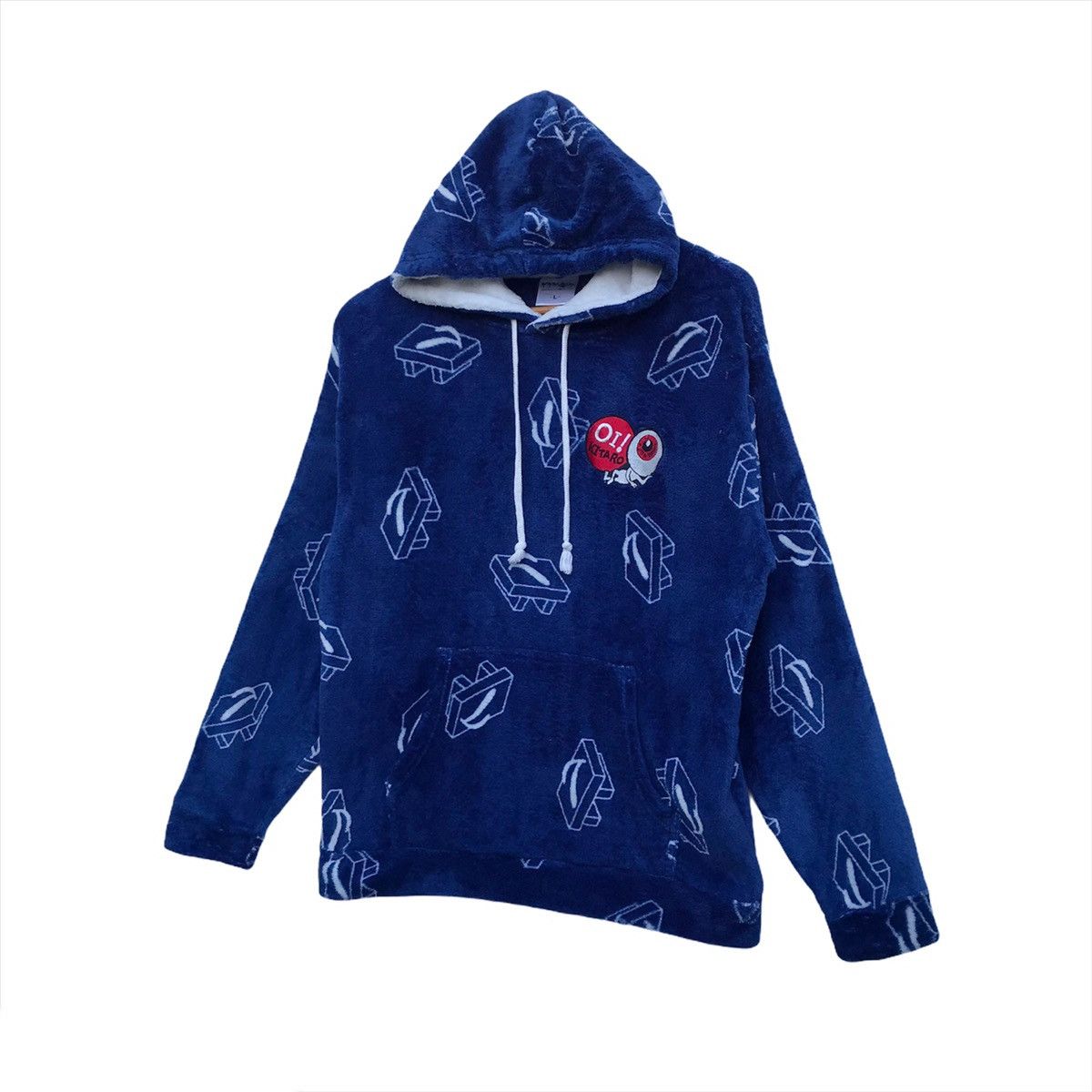 Cartoon Network × Japanese Brand Vintage Oi Kitaro Japanese Anime Fleece Hoodie Size US L / EU 52-54 / 3 - 2 Thumbnail