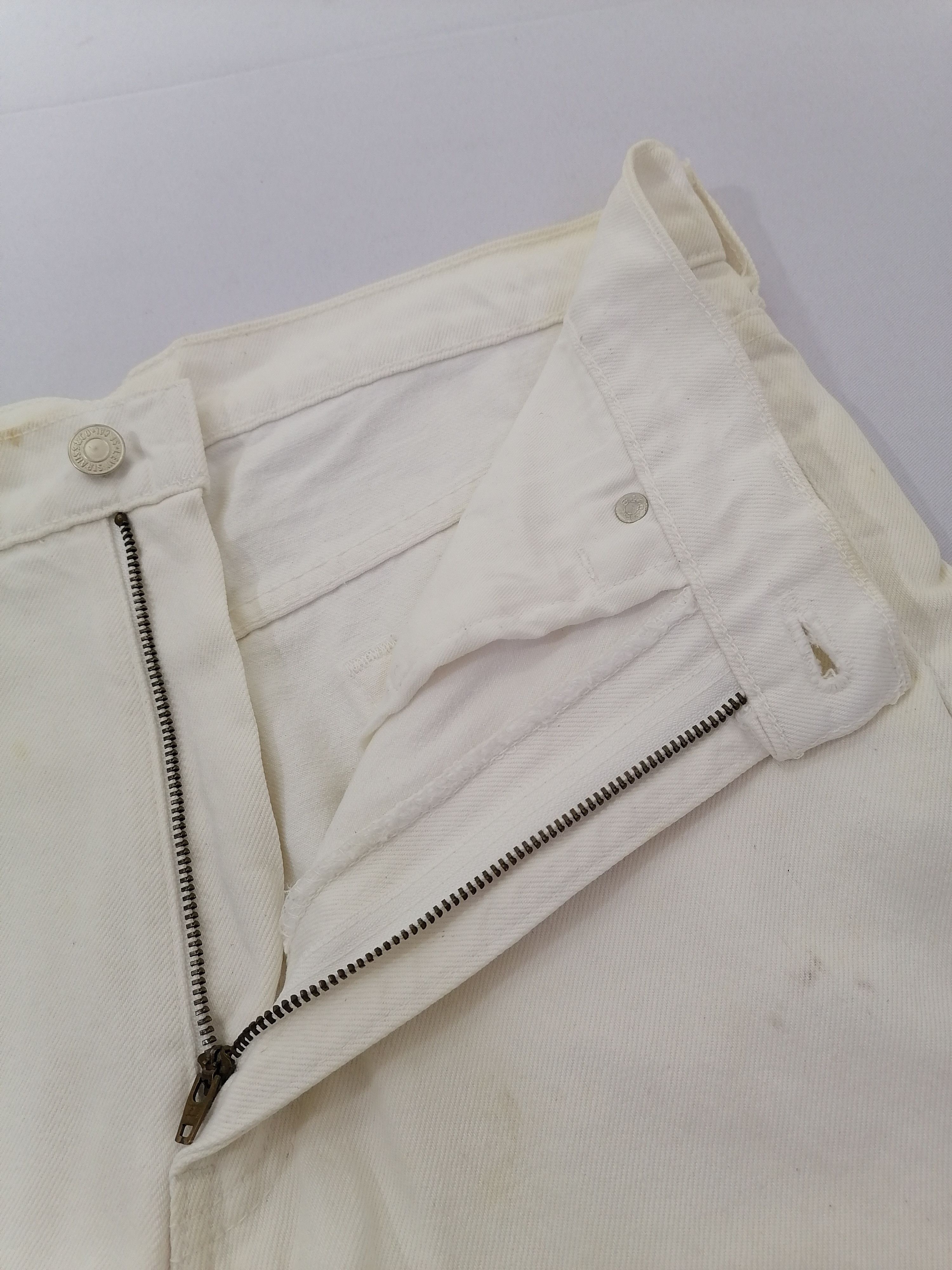 Levi's × Levi's Vintage Clothing Levi's Strauss White Jeans Size US 31 - 5 Thumbnail