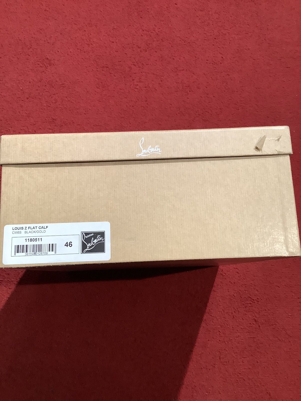 Christian Louboutin Louis Z Flat Black Leather High Top Trainers Size US 13 / EU 46 - 13 Thumbnail