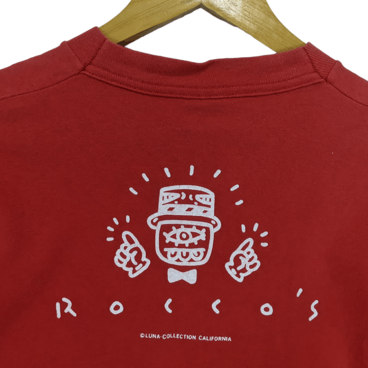 Fruit Of The Loom Vintage 90's FOTL Panic Rocco' Single Stitches Tee Size US M / EU 48-50 / 2 - 6 Thumbnail