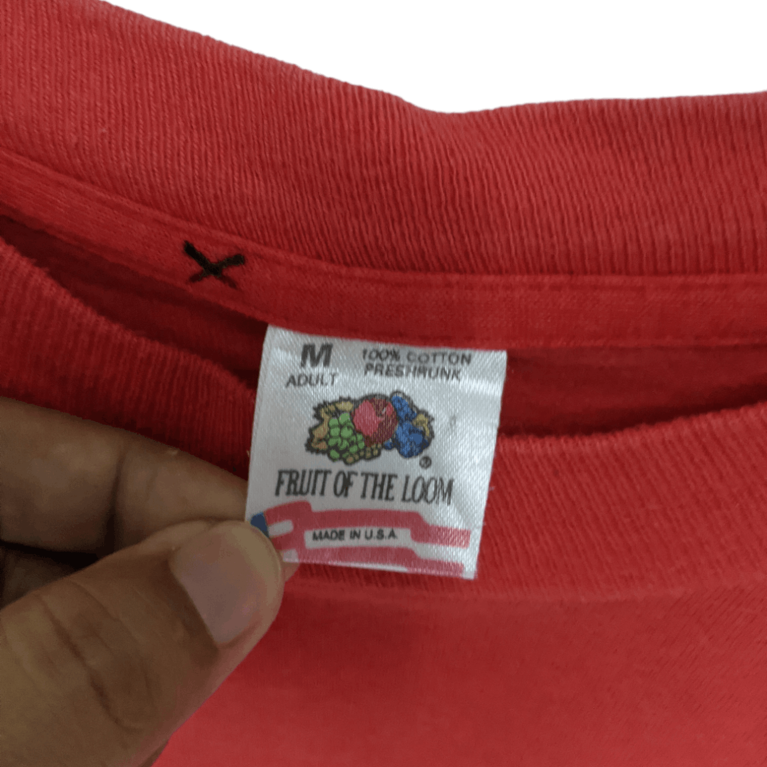 Fruit Of The Loom Vintage 90's FOTL Panic Rocco' Single Stitches Tee Size US M / EU 48-50 / 2 - 9 Thumbnail