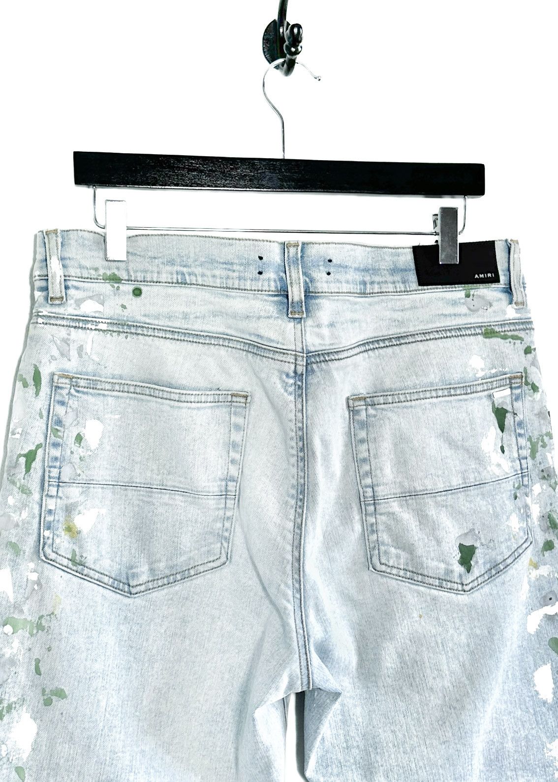 Amiri Amiri Light Blue Paint Splatters Jeans Size US 36 / EU 52 - 5 Thumbnail