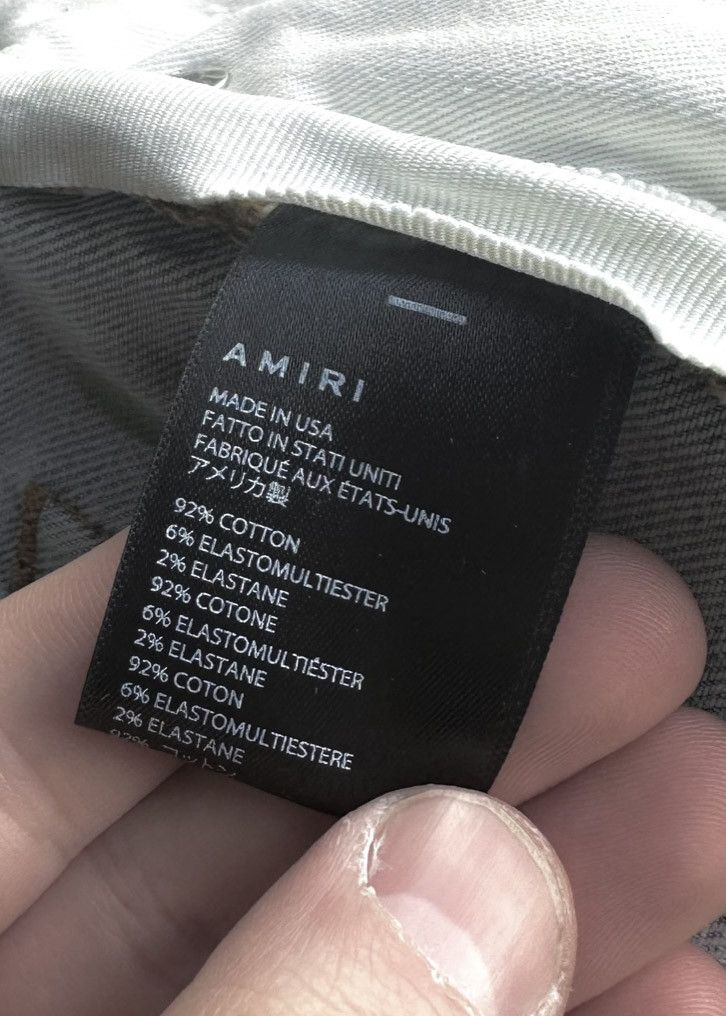 Amiri Amiri Light Blue Paint Splatters Jeans Size US 36 / EU 52 - 7 Thumbnail