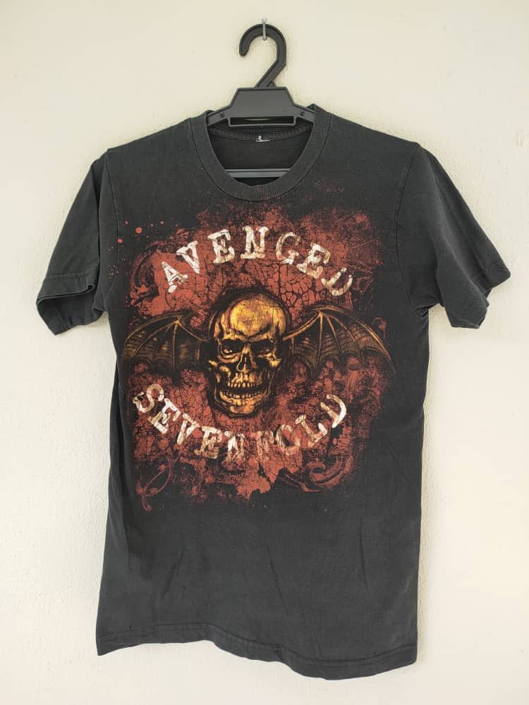 Band Tees Thrashed Avenged Sevenfold Band T Size US XXS / EU 40 - 1 Thumbnail
