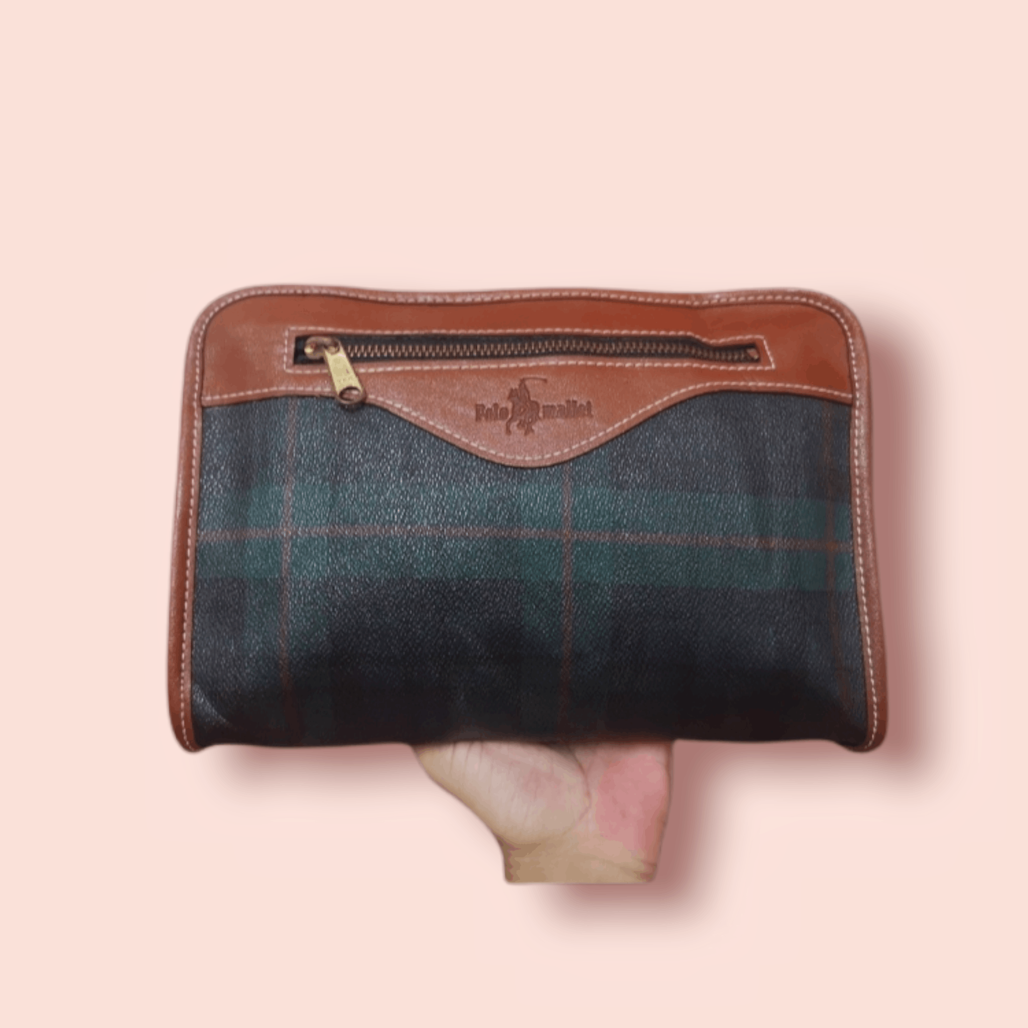Beverly Hills Polo Club × Designer × Vintage POLO MALLET ZIPPER POUCH/CLUTCH BAG Size ONE SIZE - 3 Thumbnail