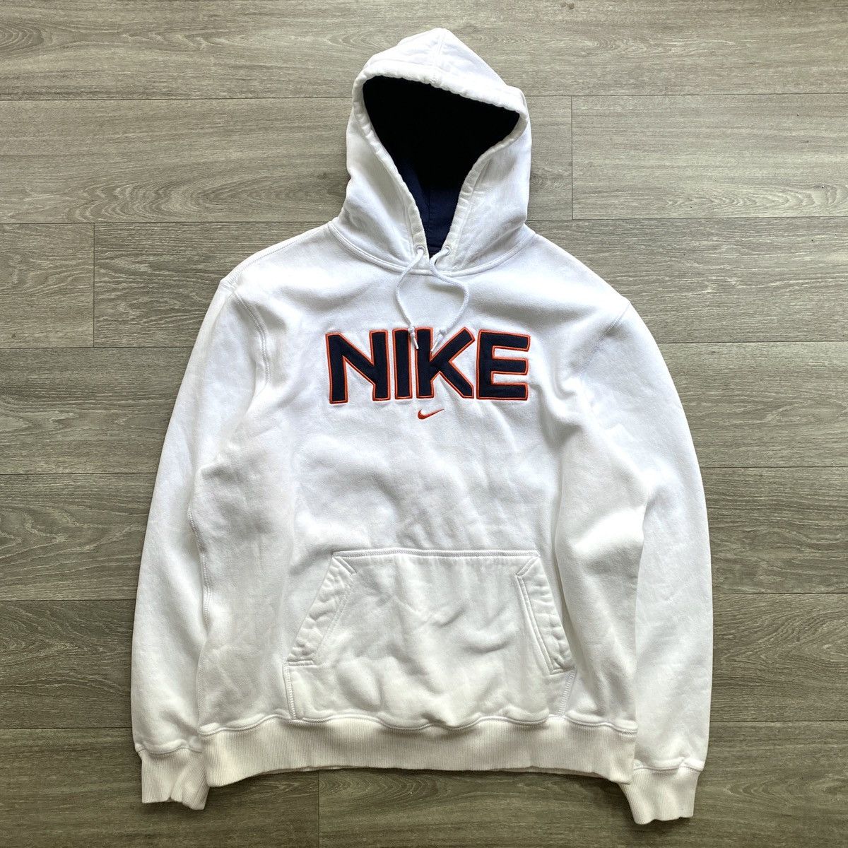 VINTAGE popular 90'S NIKE NY METS CENTER SWOOSH HOODIE