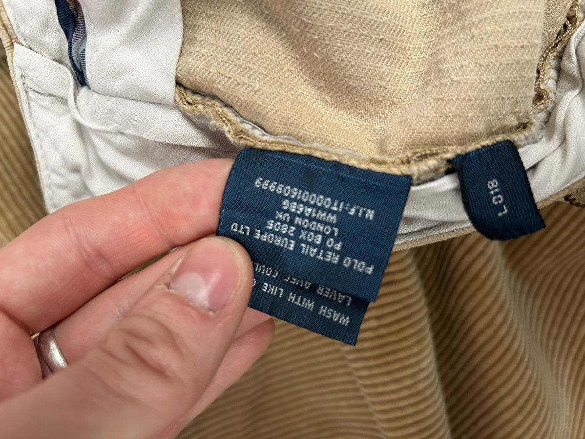 Polo Ralph Lauren Vintage Polo Ralph Lauren Cords Pants Corduroy Beige Rare Size US 36 / EU 52 - 7 Thumbnail
