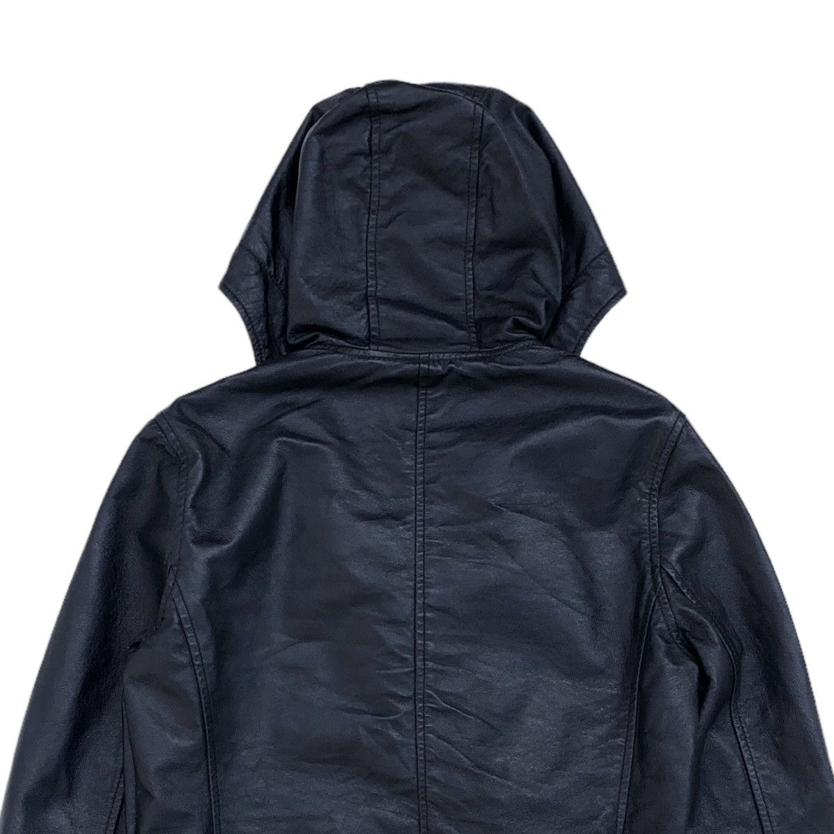 Hysteric Glamour Hysteric Glamour Leather Hooded Bomber Jacket Size S / US 4 / IT 40 - 6 Thumbnail