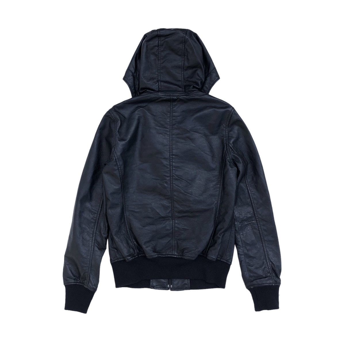Hysteric Glamour Hysteric Glamour Leather Hooded Bomber Jacket Size S / US 4 / IT 40 - 5 Thumbnail