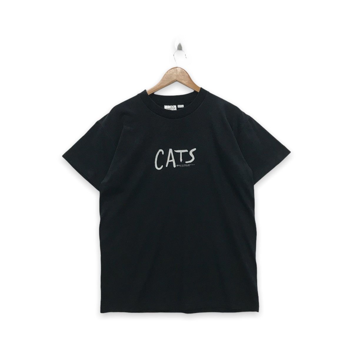 Vintage cats musical film 80s men tshirt