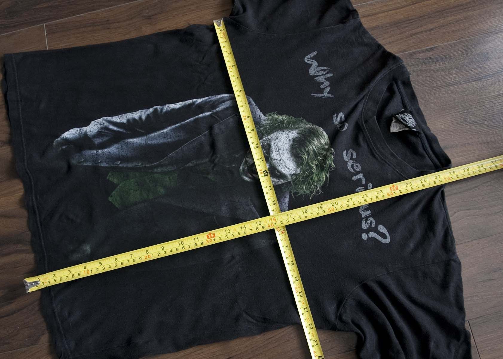 Vintage The Joker Heath Ledger T Shirt The Dark Knight Movie Batman Size US L / EU 52-54 / 3 - 3 Thumbnail