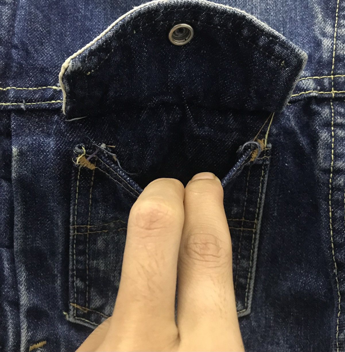 Vintage VINTAGE UNION MADE BIG SMITH DENIM JACKET Size US M / EU 48-50 / 2 - 6 Thumbnail