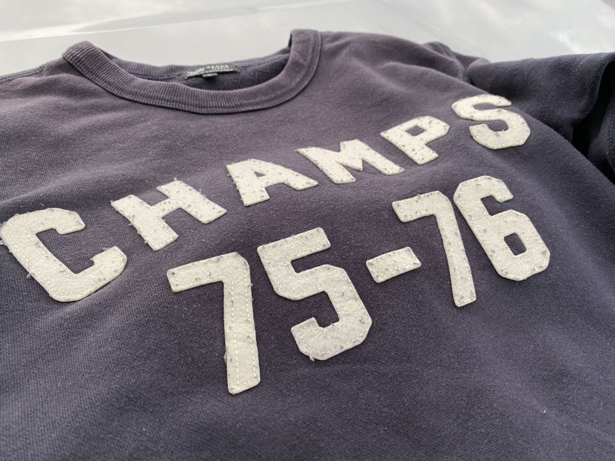 Beams Plus BEAMS Heart Champs 75-76 spellout crewneck sweater Size US M / EU 48-50 / 2 - 6 Thumbnail