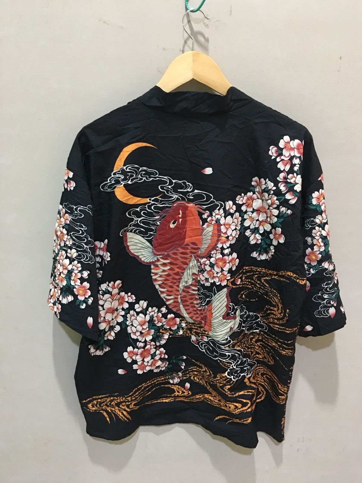 Japanese Brand Japanese Tradition X Designer Kimono Koi Fish Shirt Size US M / EU 48-50 / 2 - 1 Thumbnail