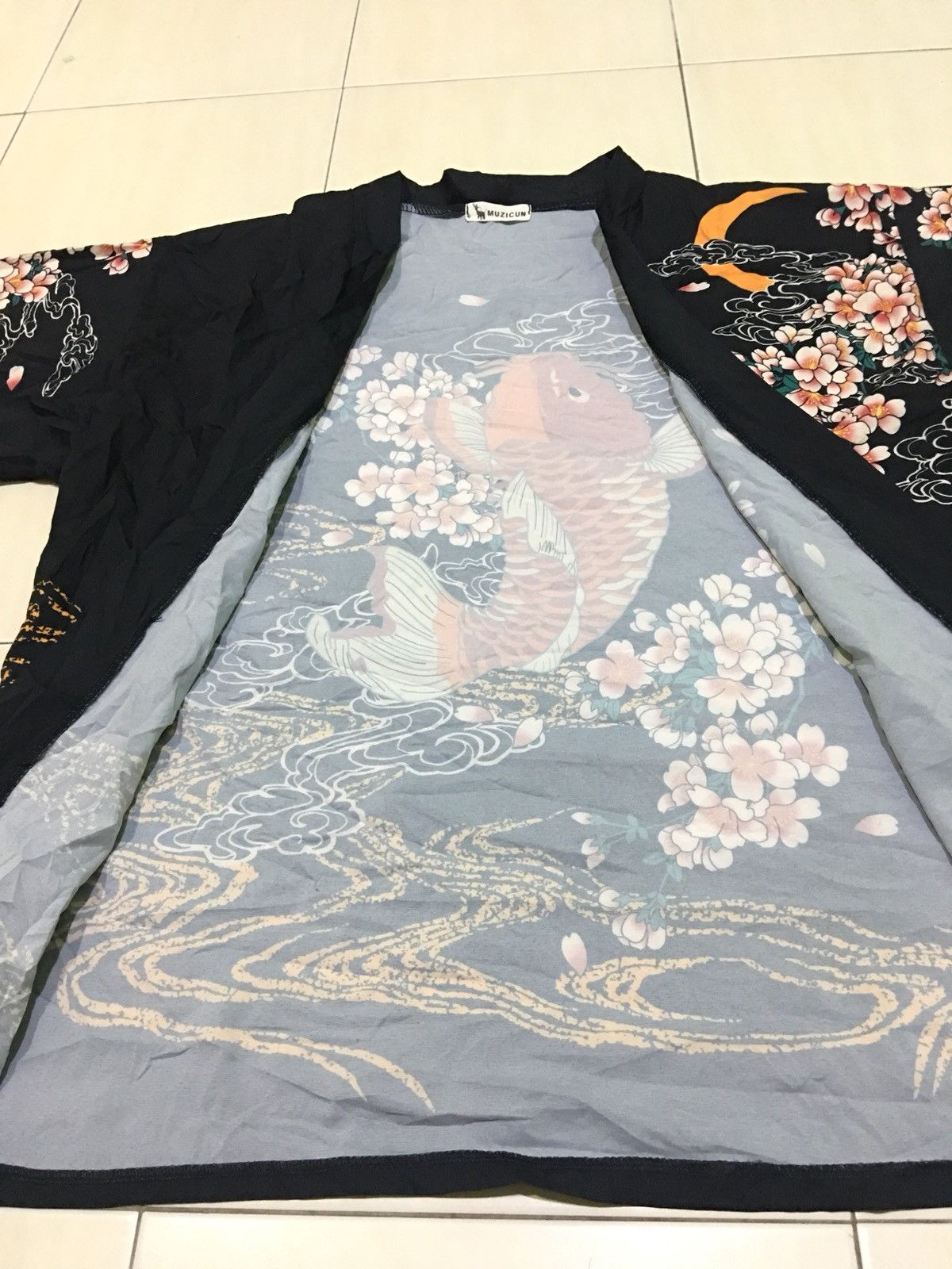 Japanese Brand Japanese Tradition X Designer Kimono Koi Fish Shirt Size US M / EU 48-50 / 2 - 3 Thumbnail