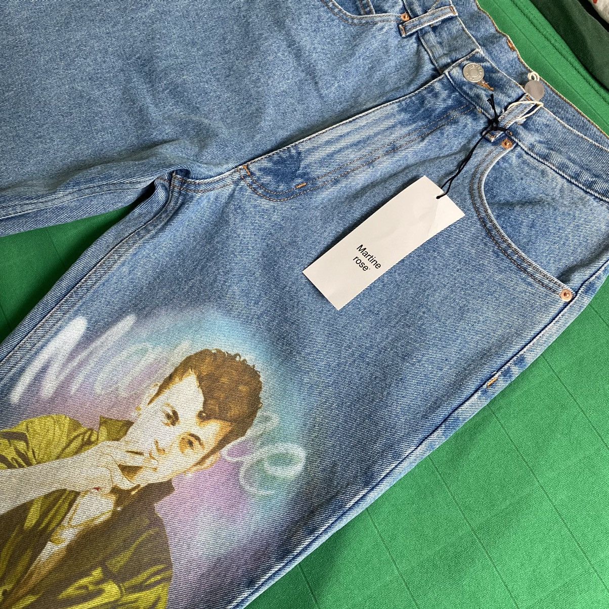 Martine Rose Martine Rose Smoking Man Painted Jeans Size M Size US 32 / EU 48 - 3 Thumbnail
