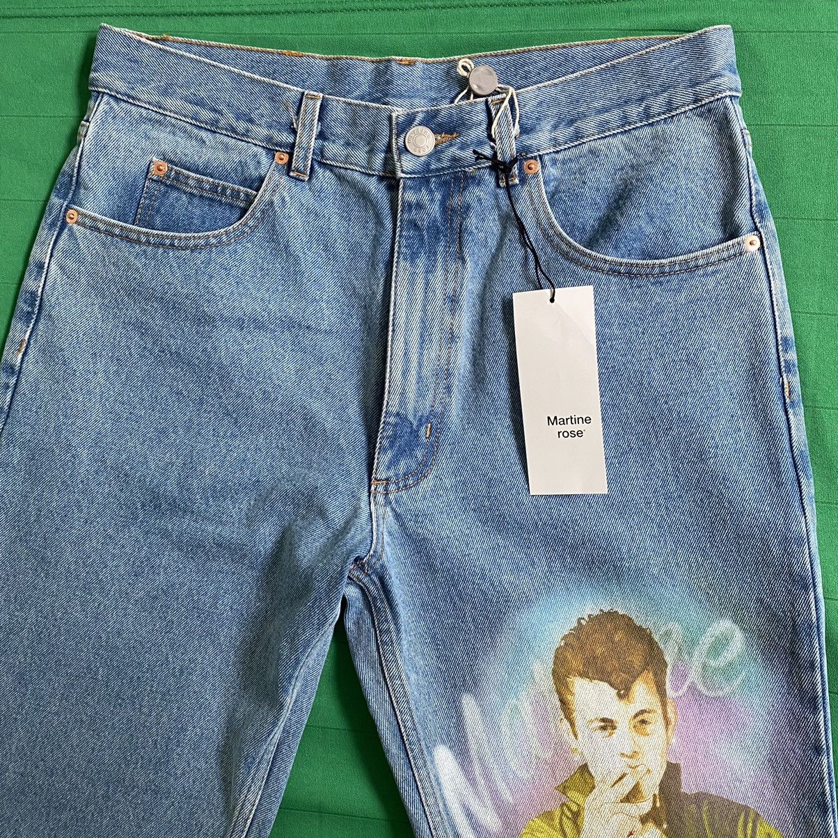 Martine Rose Martine Rose Smoking Man Painted Jeans Size M Size US 32 / EU 48 - 4 Thumbnail