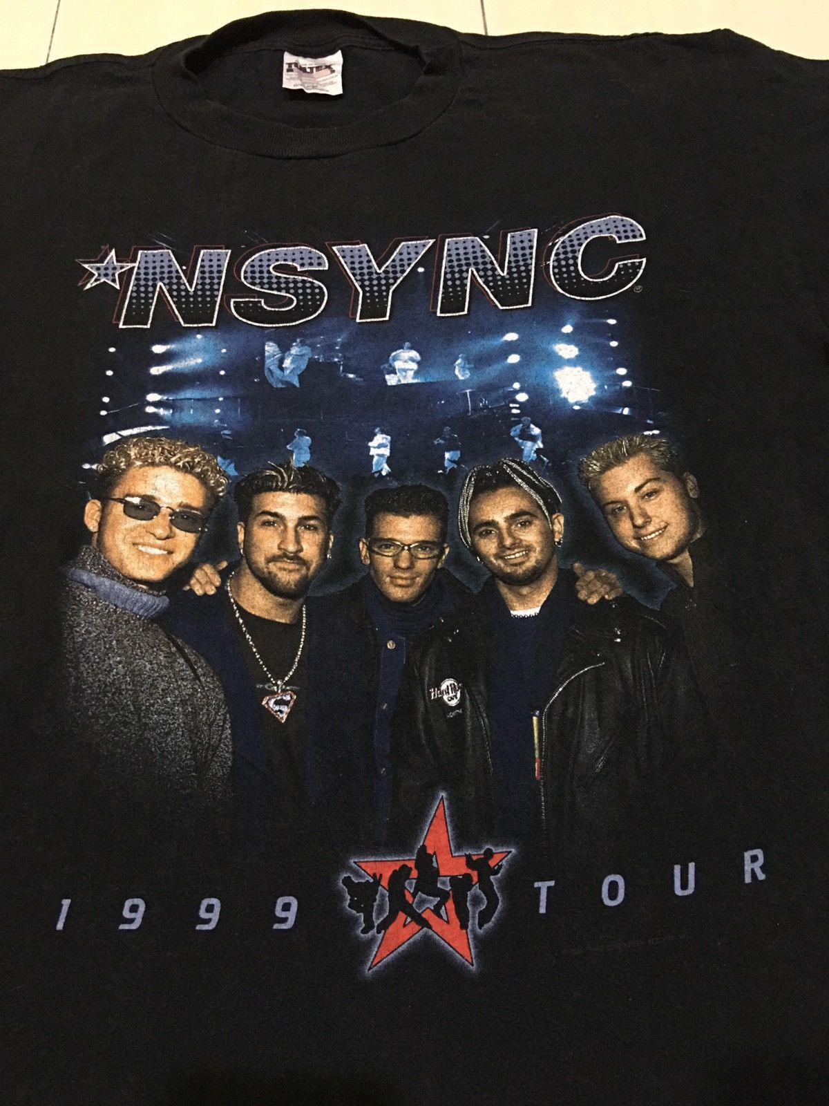 Band Tees × Rap Tees Vintage 90s Nsync Shirt / hip hop Rap 1999 R&B Tour Shirt Size US XL / EU 56 / 4 - 6 Thumbnail