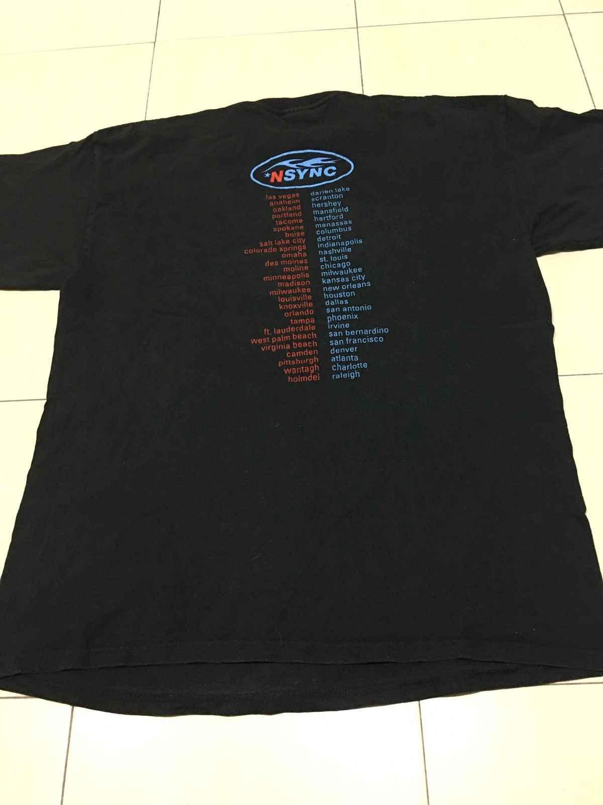 Band Tees × Rap Tees Vintage 90s Nsync Shirt / hip hop Rap 1999 R&B Tour Shirt Size US XL / EU 56 / 4 - 5 Thumbnail