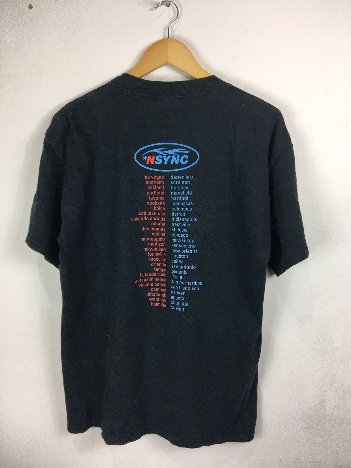 Band Tees × Rap Tees Vintage 90s Nsync Shirt / hip hop Rap 1999 R&B Tour Shirt Size US XL / EU 56 / 4 - 2 Thumbnail