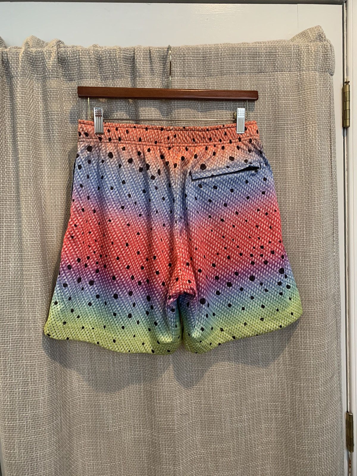 John Elliott John Elliott Multicolored Fishing Mesh Gym Shorts Size US 30 / EU 46 - 2 Thumbnail