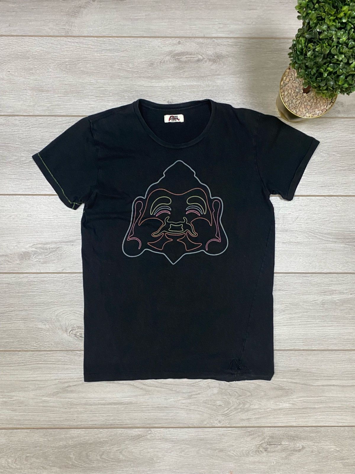 Evisu Evisu Genes big head print logo tee vintage single stitch Size US M / EU 48-50 / 2 - 1 Thumbnail