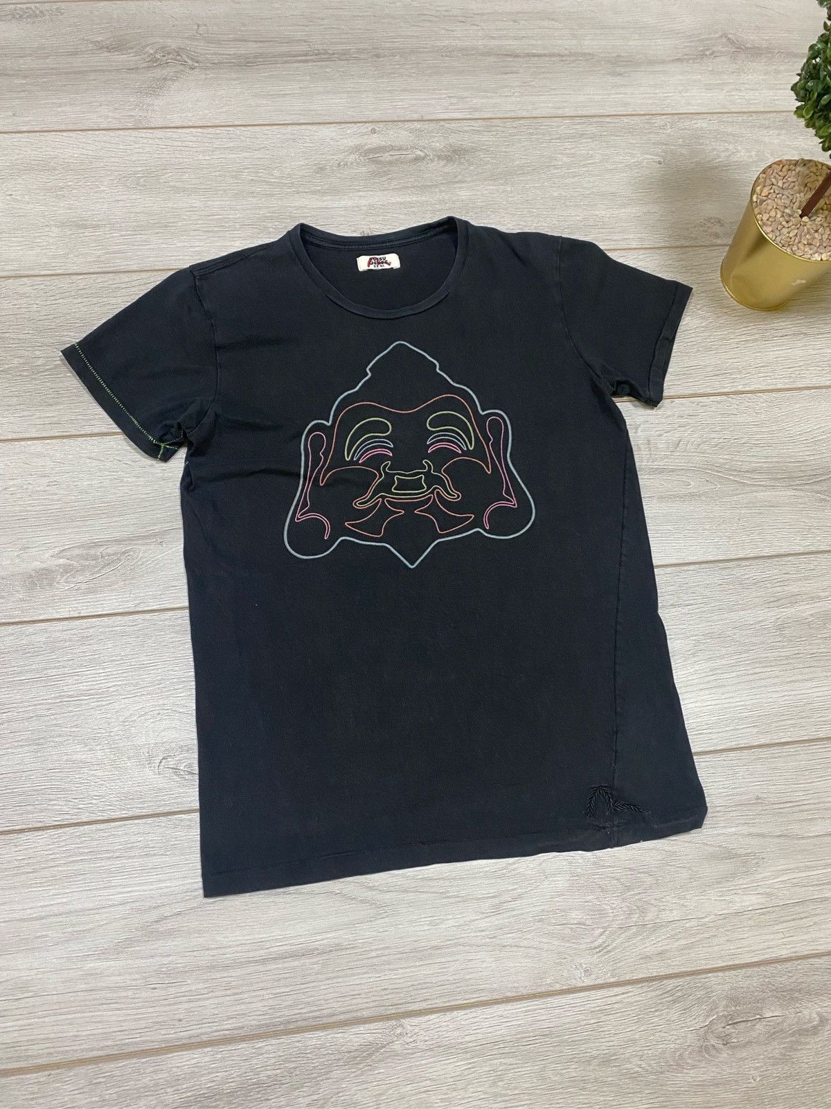Evisu Evisu Genes big head print logo tee vintage single stitch Size US M / EU 48-50 / 2 - 2 Thumbnail