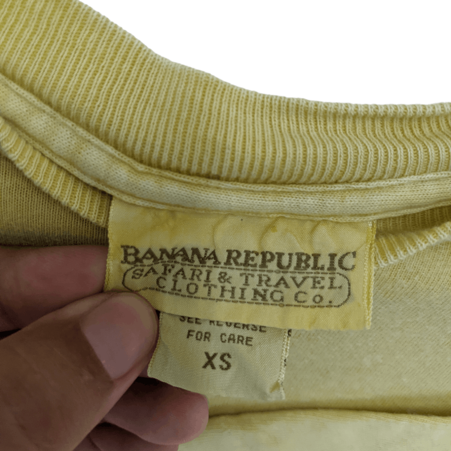 Banana Republic Vintage BANANA REPUBLIC Single Pocket Tee Single Stitches Size US XS / EU 42 / 0 - 11 Thumbnail