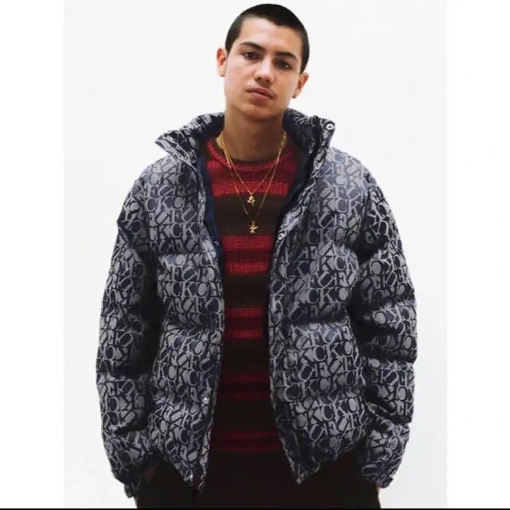 Supreme Supreme Fuck Jacquard Puffy Jacket Size US L / EU 52-54 / 3 - 14 Thumbnail