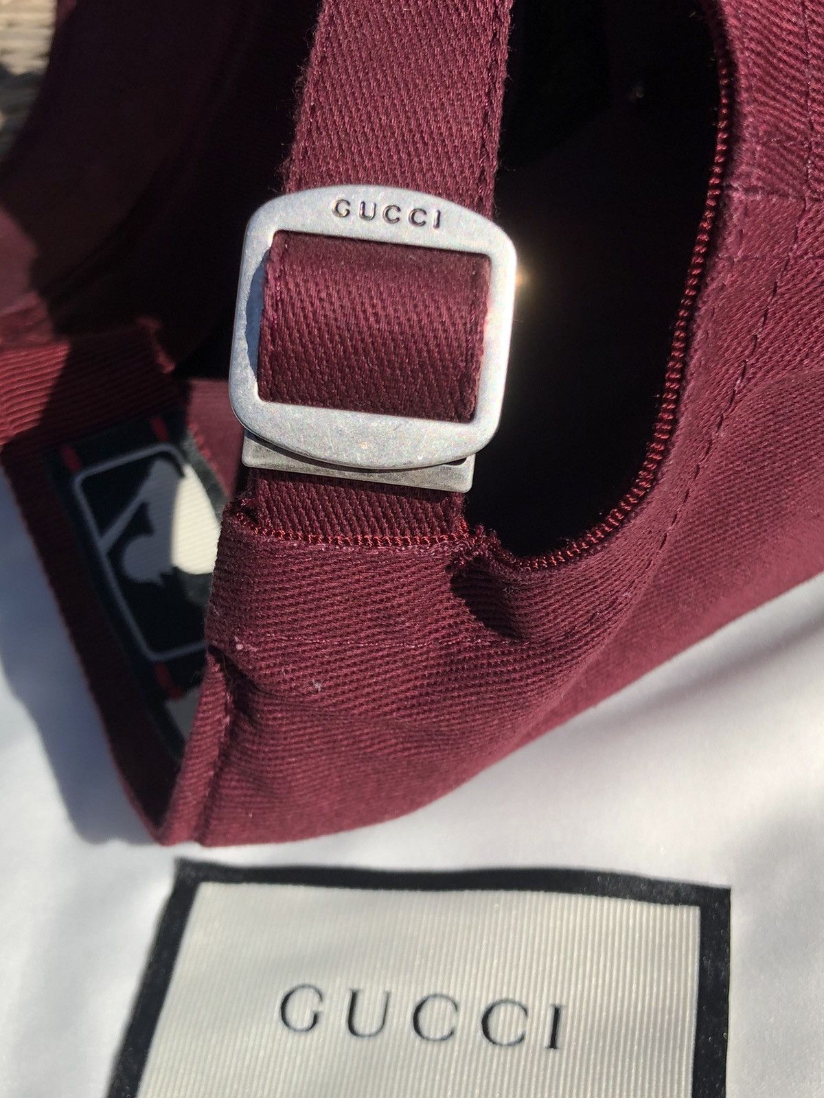 Gucci × MLB × New York Yankees Gucci New York Yankees Hat Size ONE SIZE - 4 Thumbnail
