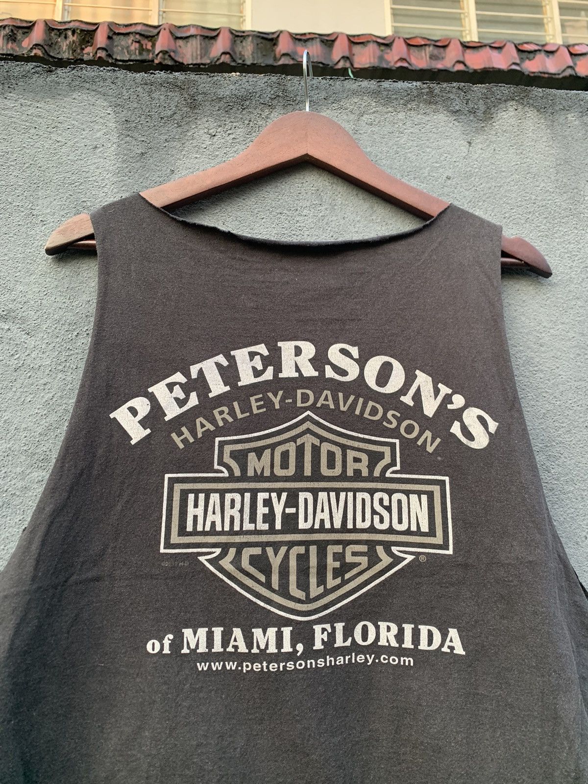 Harley Davidson Vintage THRASHED HARLEY DAVIDSON PETERSON’S TANK TOP SHIRT Size US M / EU 48-50 / 2 - 3 Thumbnail