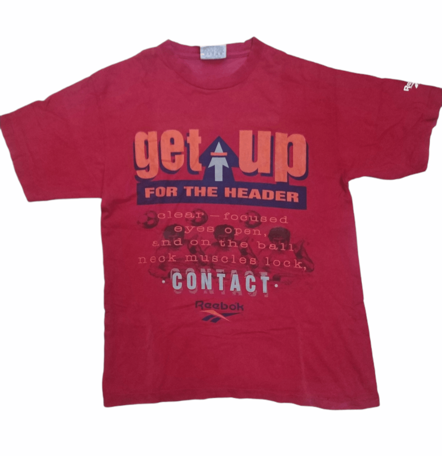 Reebok 🔥Vintage Single Stitched Reebok Get Up Tees Size US M / EU 48-50 / 2 - 1 Thumbnail