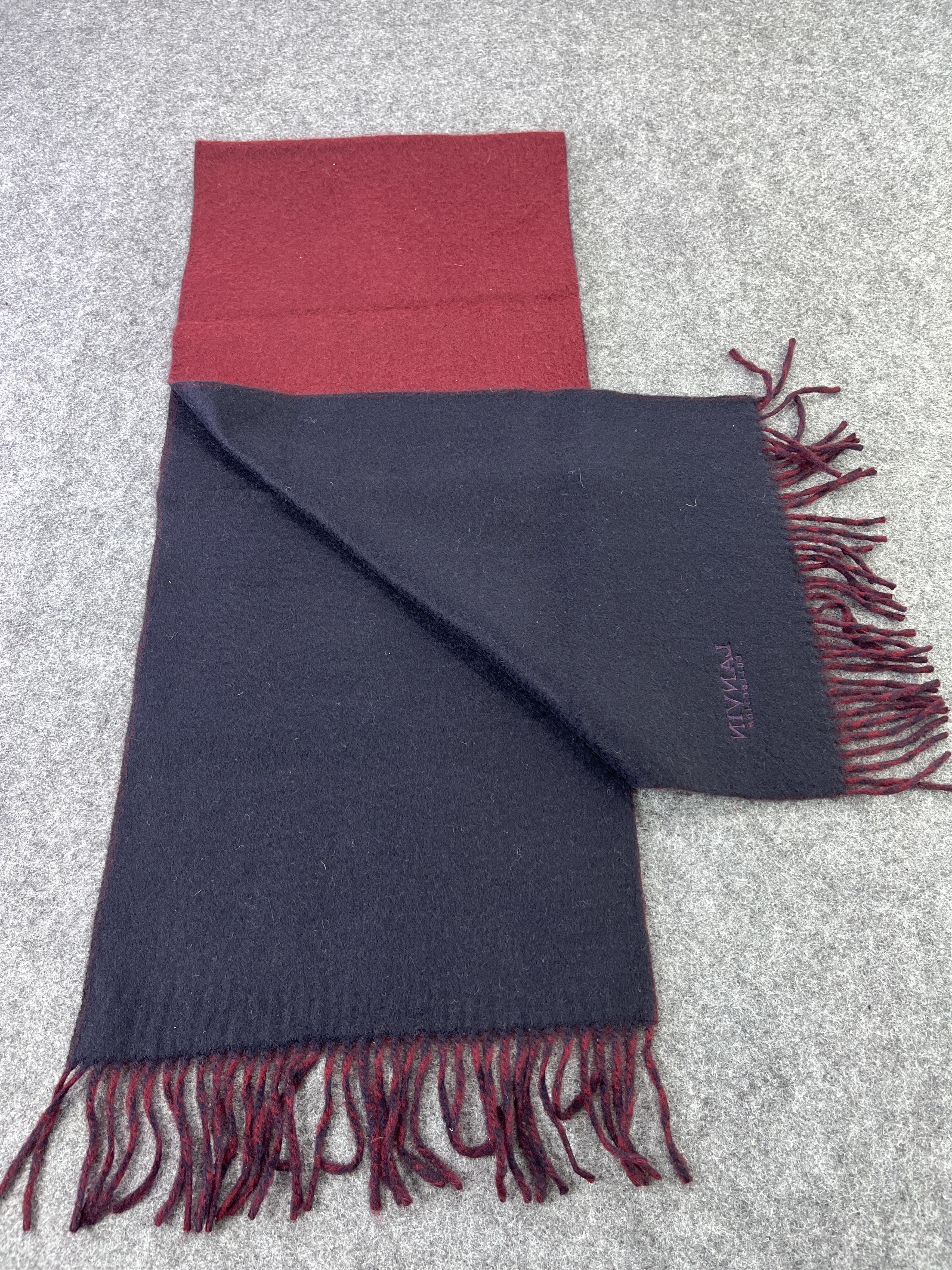 Lanvin × Vintage LANVIN WOOL SCARVES / MUFFLER / NECKWEAR T262 Size ONE SIZE - 3 Thumbnail