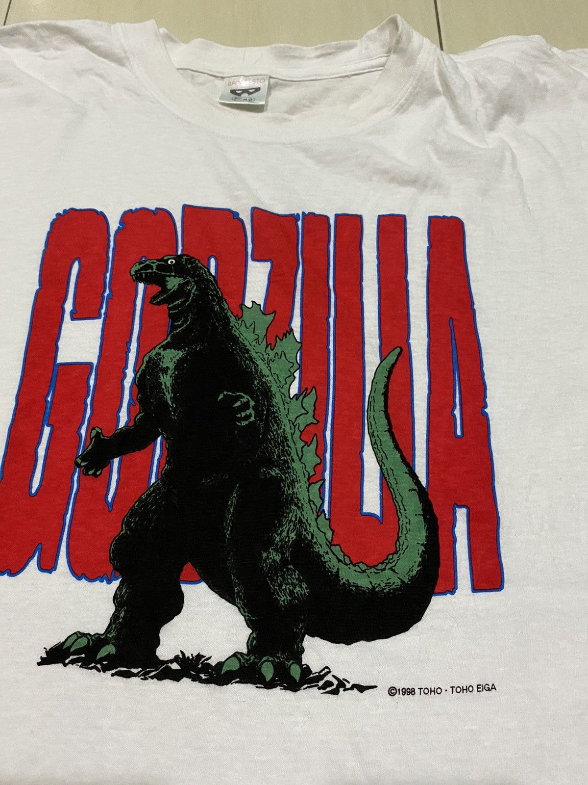 Vintage Vintage Godzilla movie Promo Film 90s Shirt Size US M / EU 48-50 / 2 - 4 Thumbnail